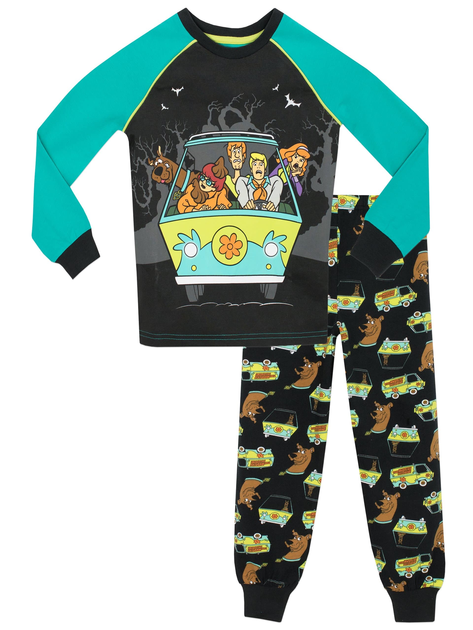 Scooby Doo Boys Pyjamas - Snuggle Fit - Ages 3 to 12 Years