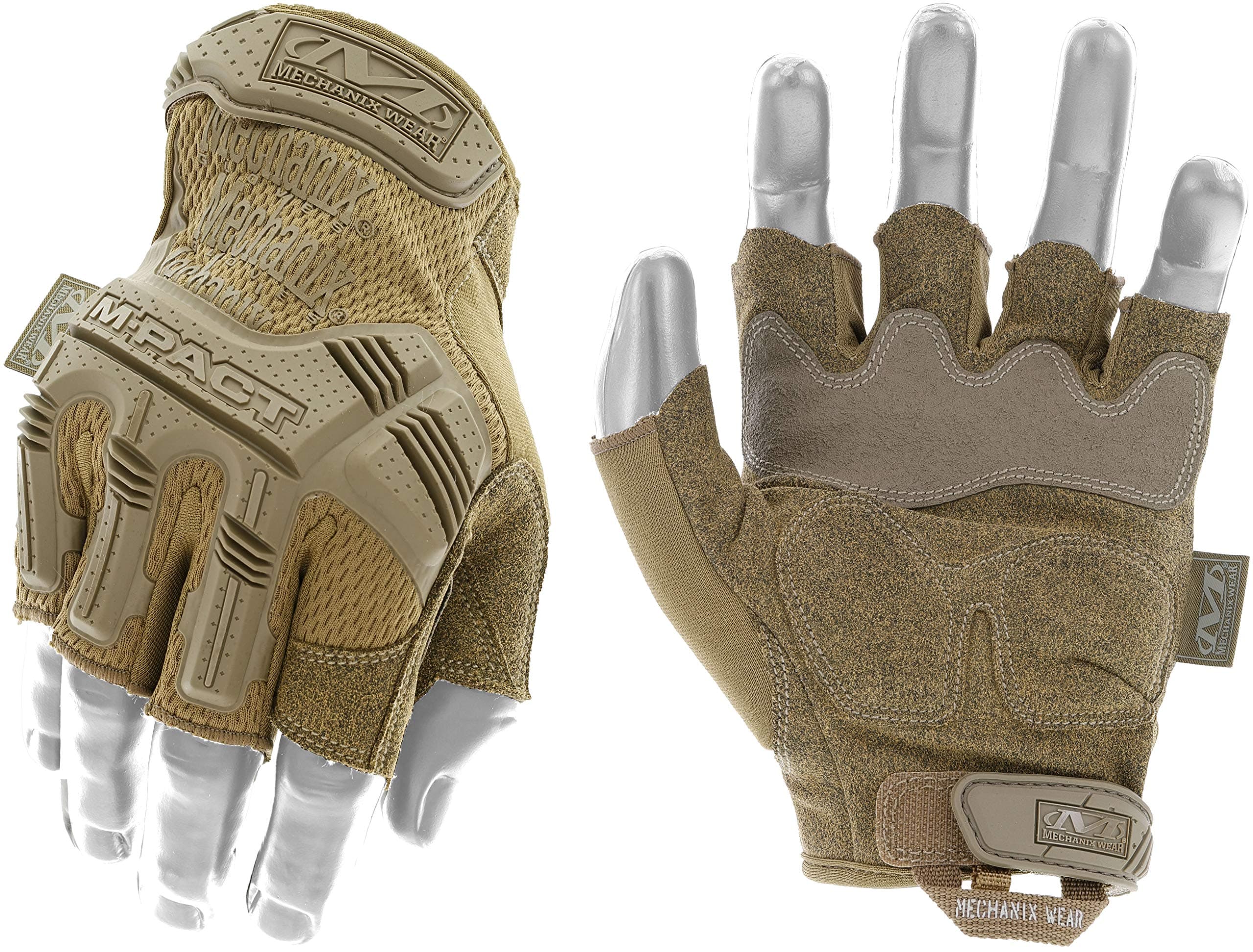 Mechanix WearMechanix Wear - M-Pact Fingerless Coyote Gloves (X-Large, Brown) MFL-72-011