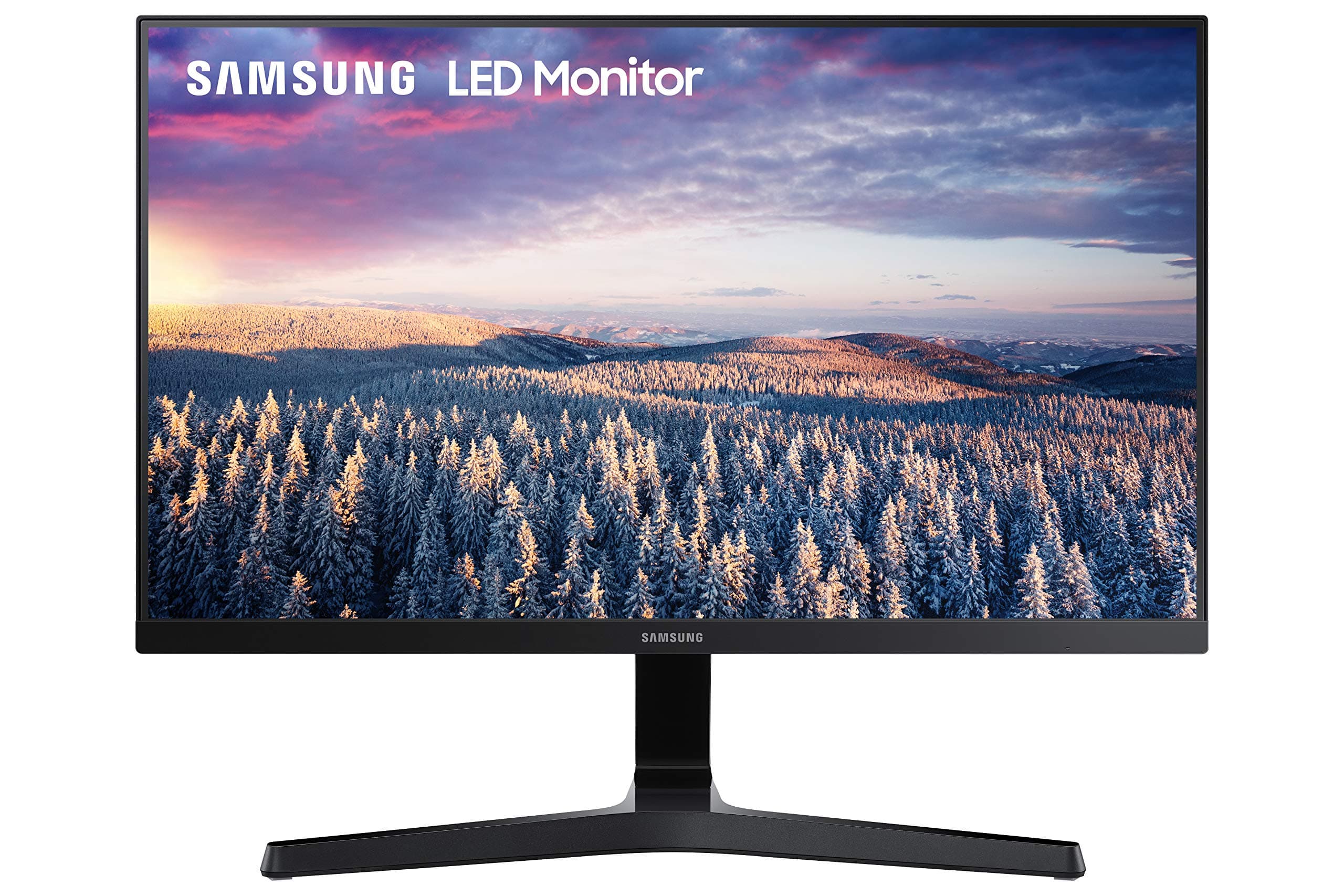 Samsung Ls24R356Fhwxxl 24 Inch (60.4 Cm) IPS, 3 Side Bezel Less Flat Led 1920 X 1080 Pixels Monitor 75 Hz - (Dark Blue Gray)