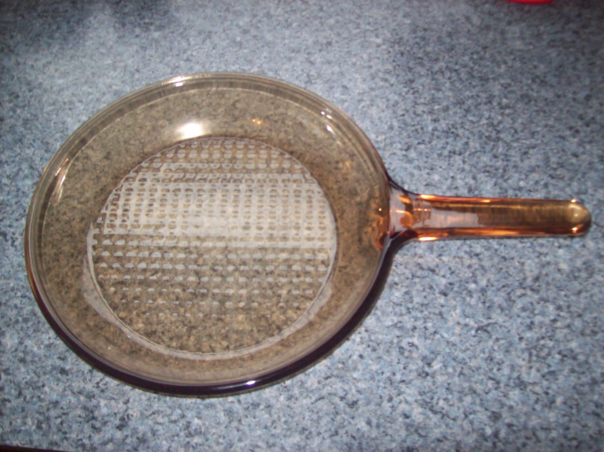 Vision Corning Visionware Large Amber Frying Pan France