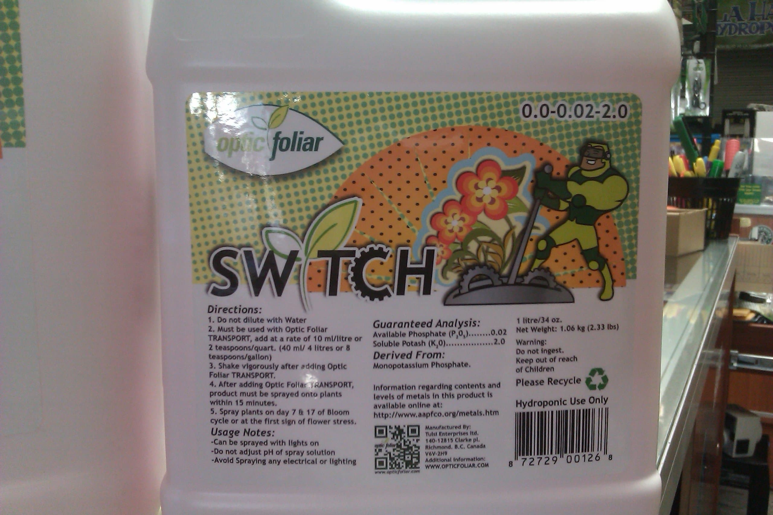 Switch 4 Liter with Transport 60ml