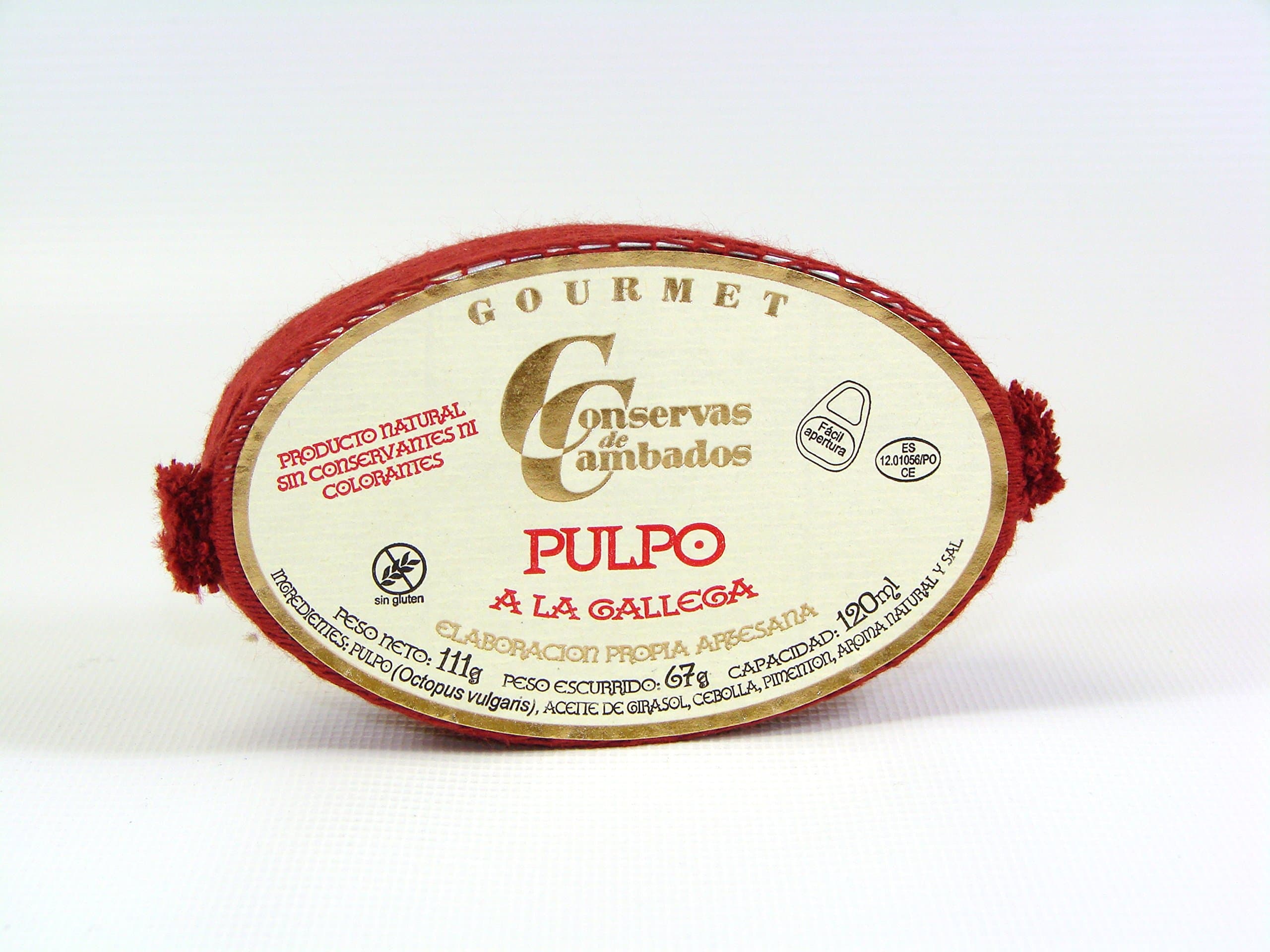 Pulpo en Salsa Gallega Galician style Octopus 111g