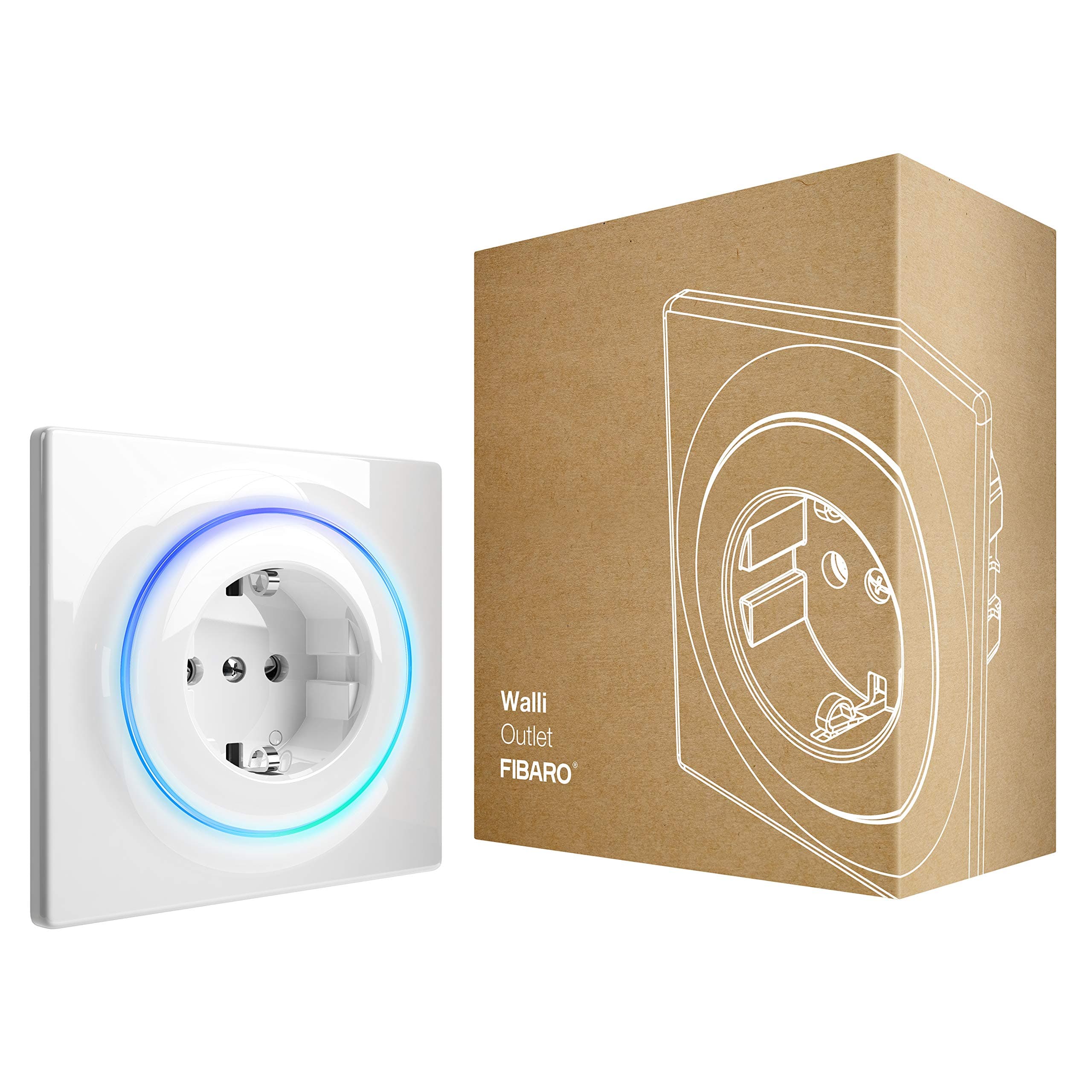 FibaroFGWOF-001 Walli Outlet Type F Intelligent Socket