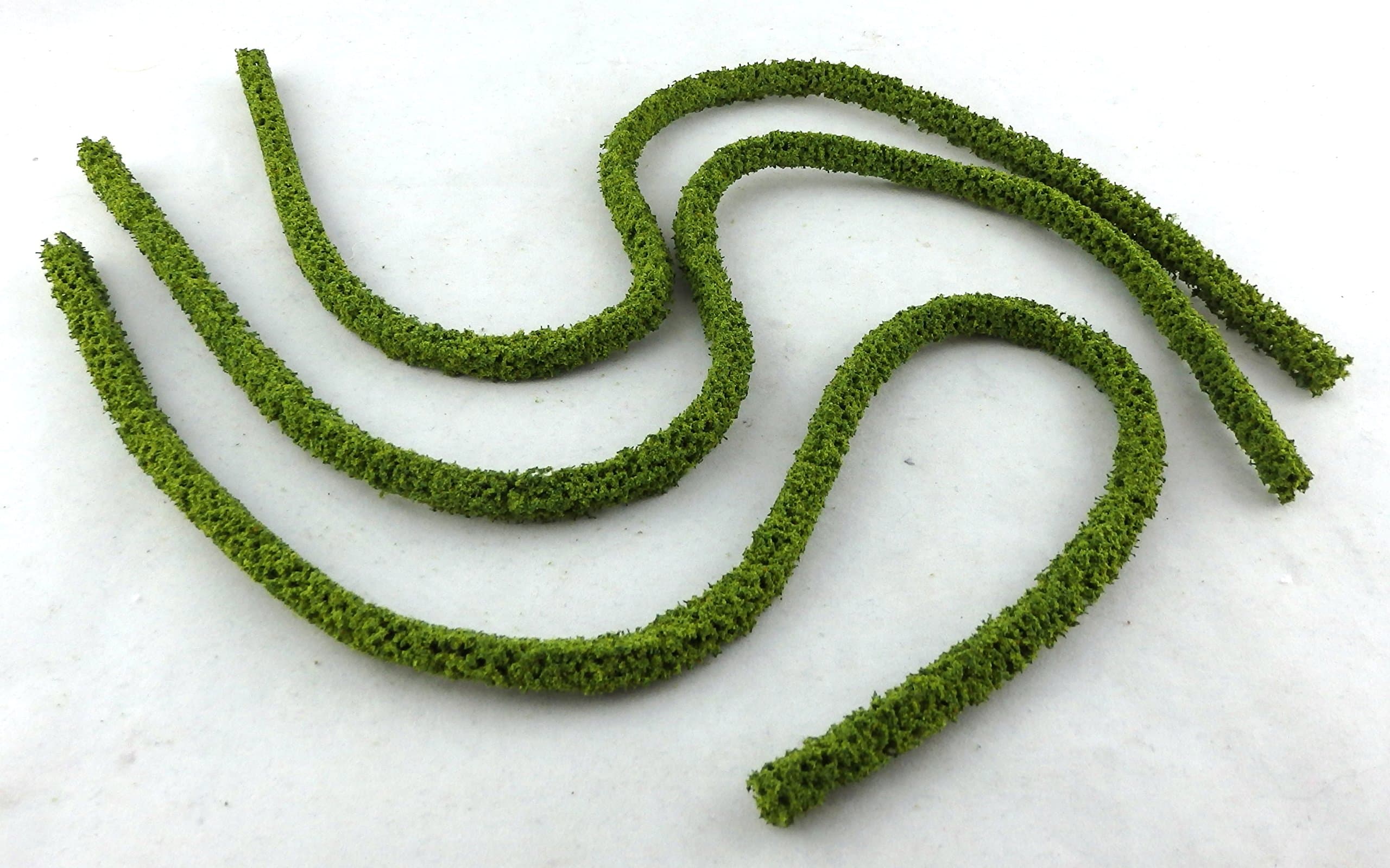 Heki 1184 Flexible Hedges 3 Pieces, Size-50 x 0.7 x 0.7 cm, Colour-Light Green