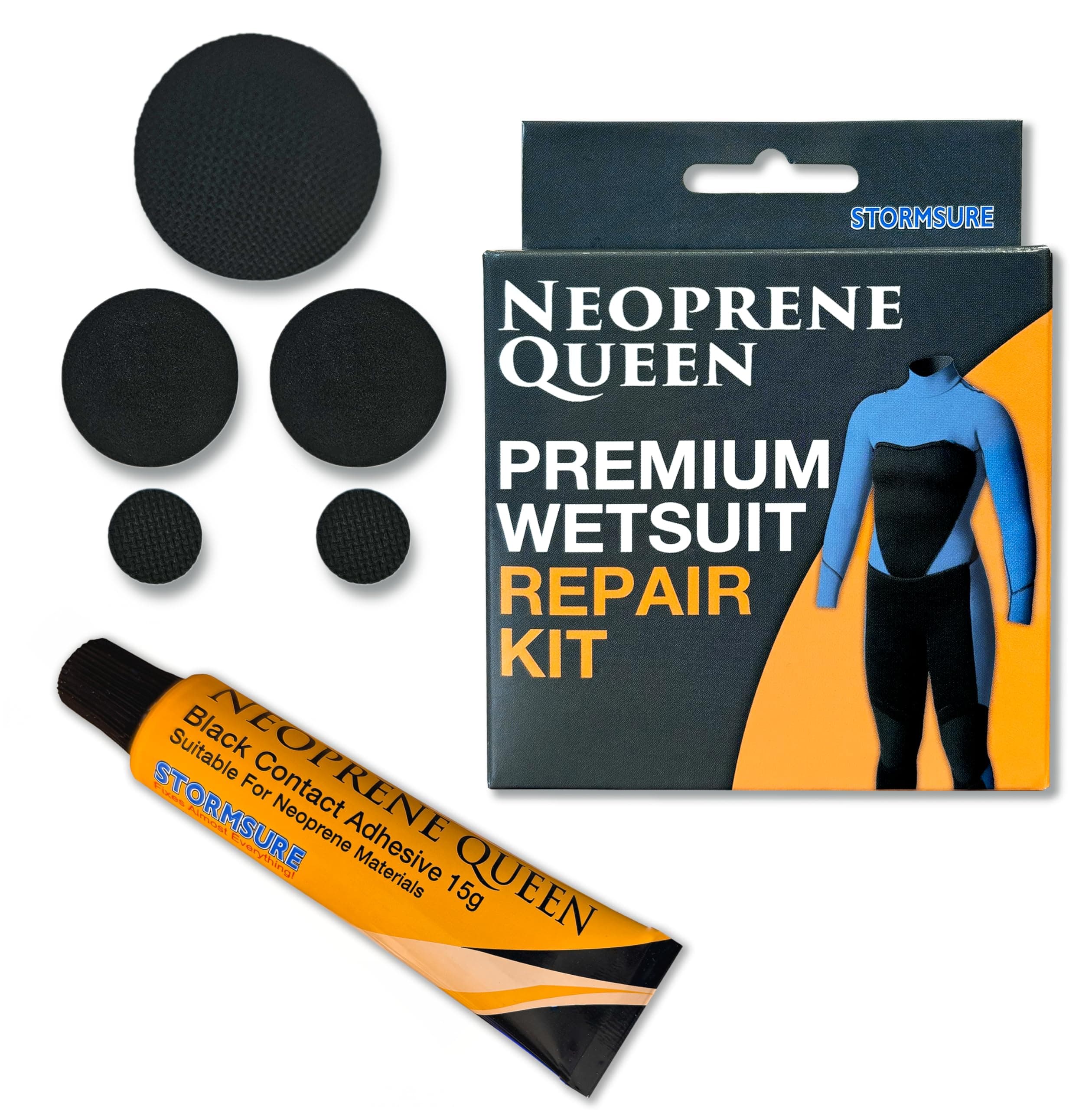 Neoprene Queen Triathlon Wetsuit Repair Kit - Fast, Effective Solution for Endurance Gear Fixes