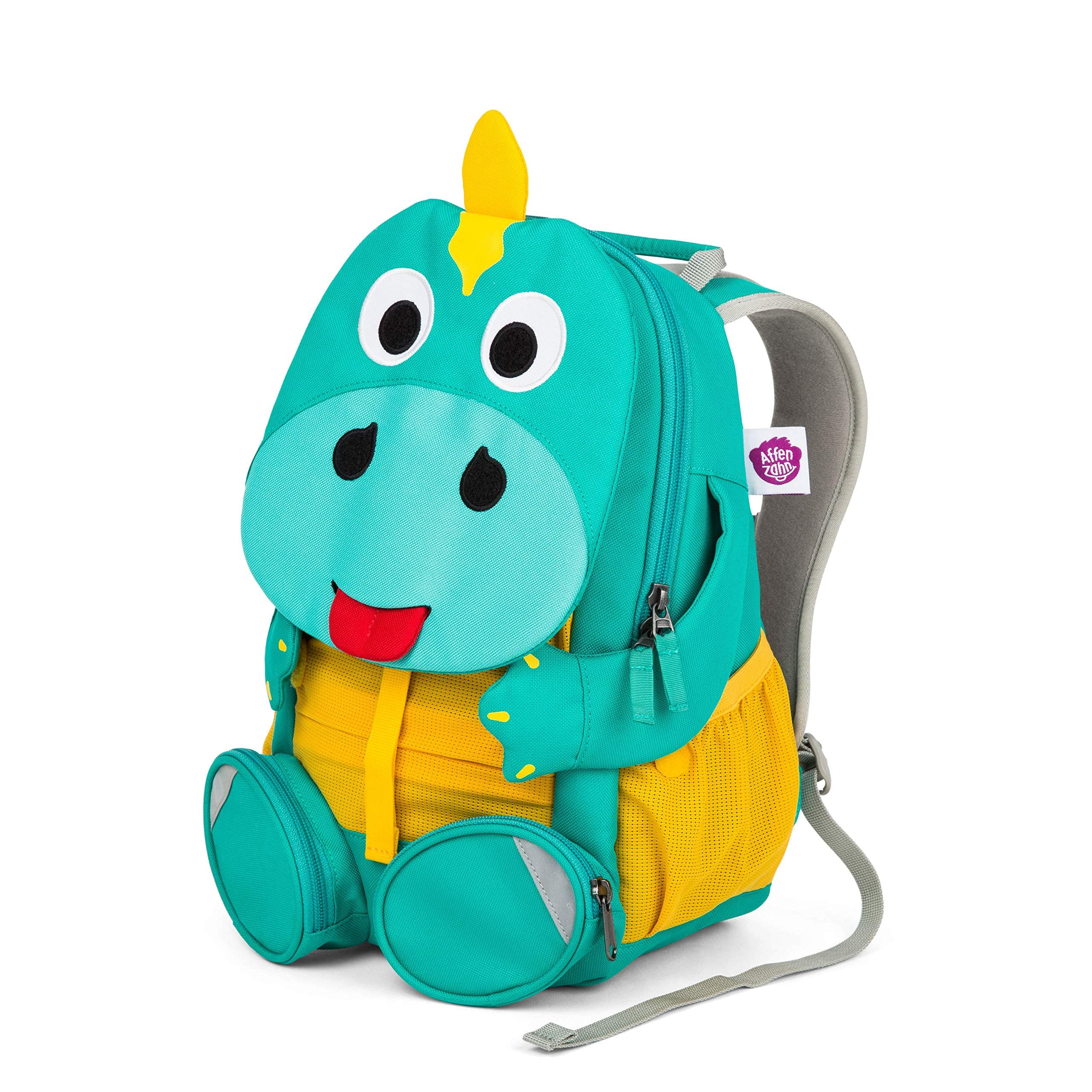 Affenzahn Large Friend Didi Dino Turquoise Children's Backpack, 31 cm, 8 liters