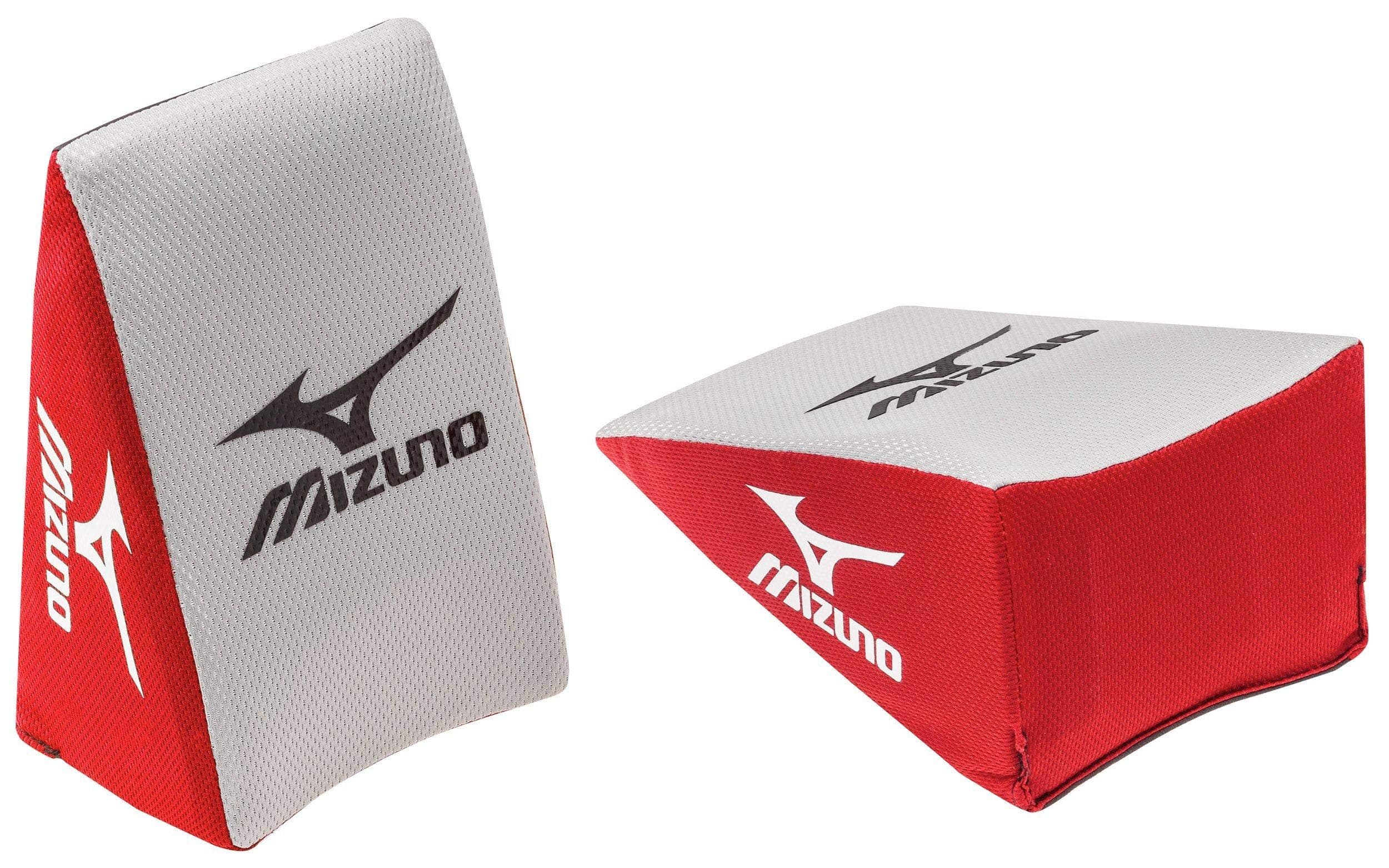 Mizuno Catcher's Knee Wedge Baseball or Softball, Small, Red Grey