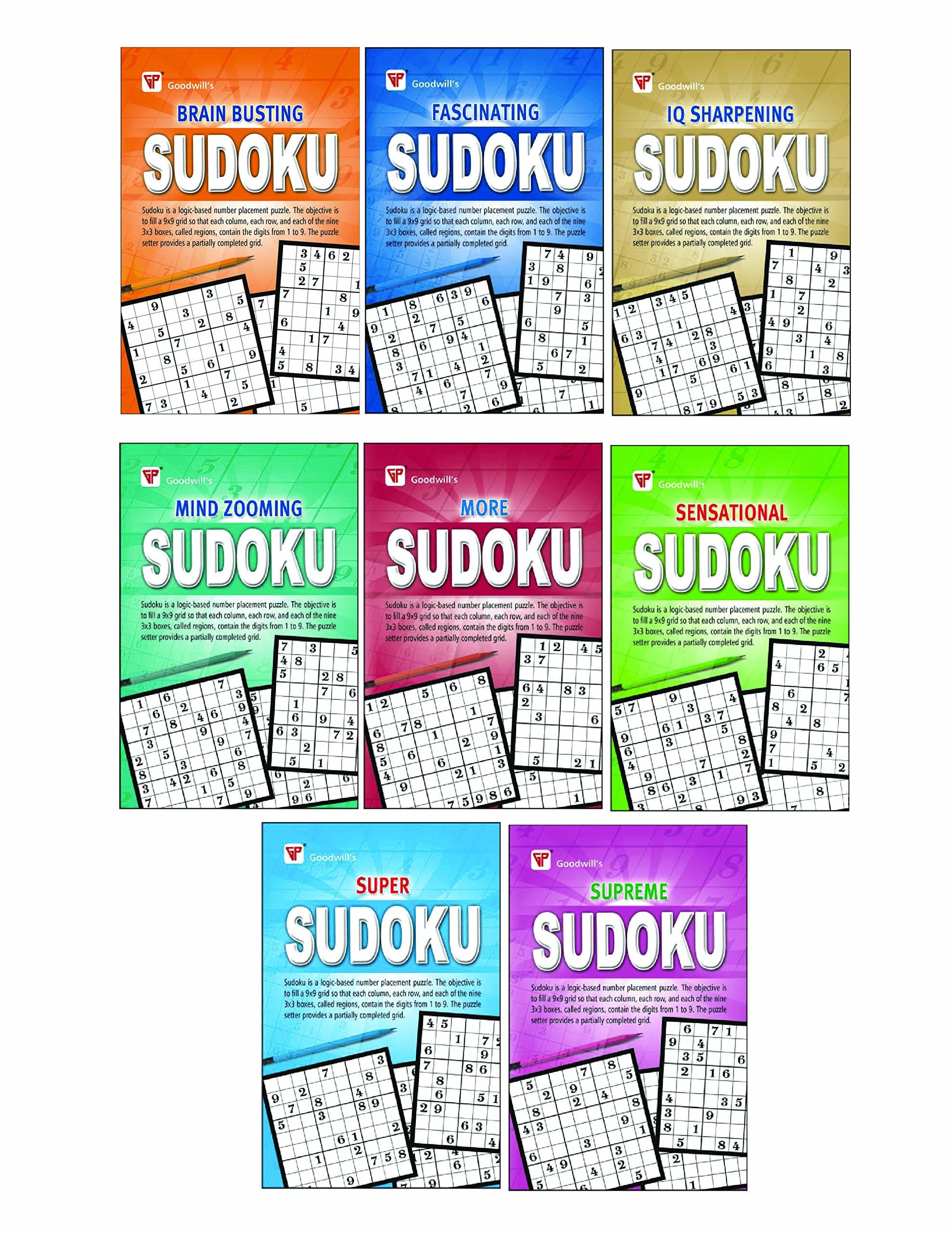 Sudoku Series - Set Of 8 Titles