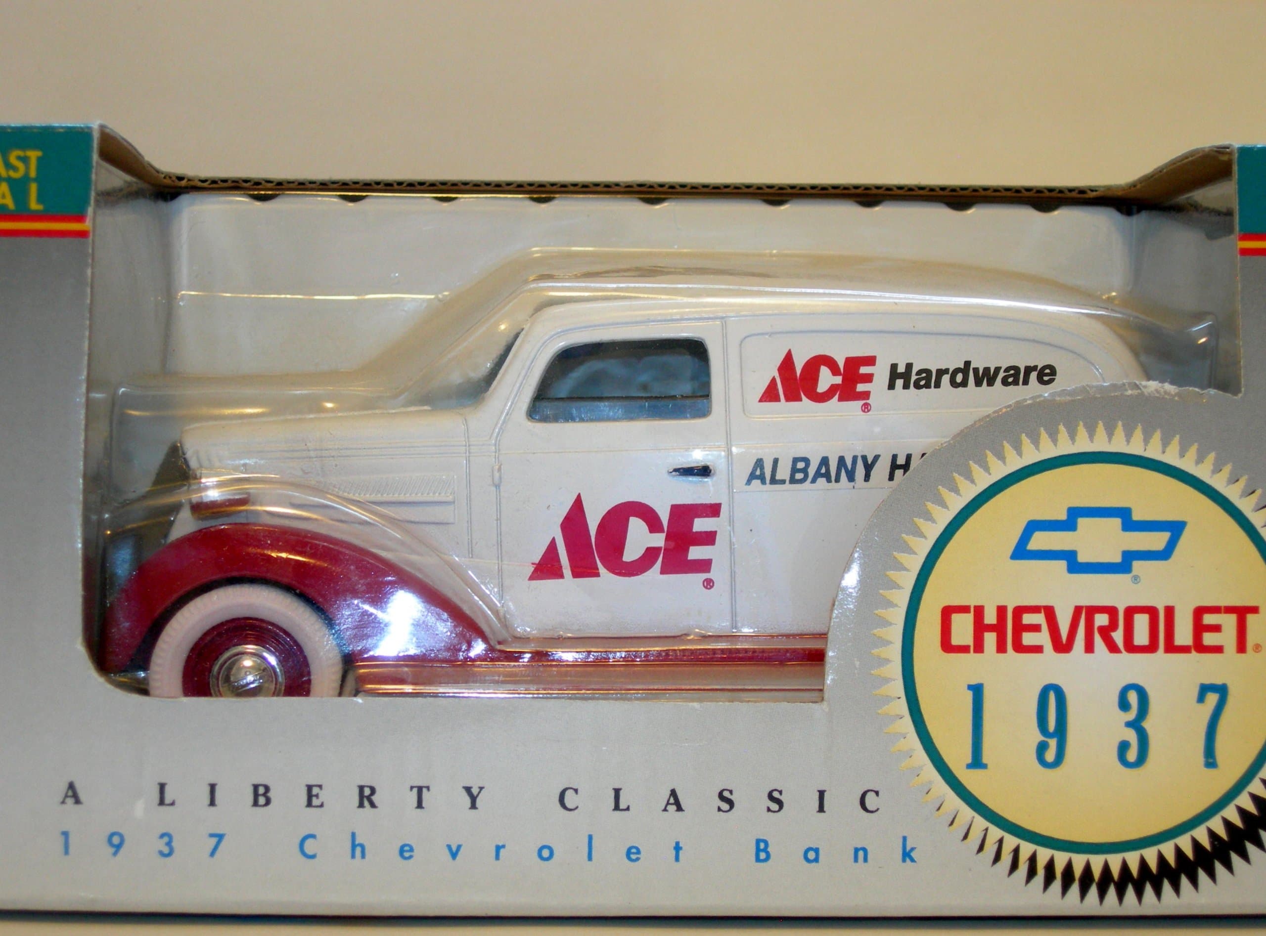 1937 "Ace Hardware" 1937 Chevy Panel Truck white & red