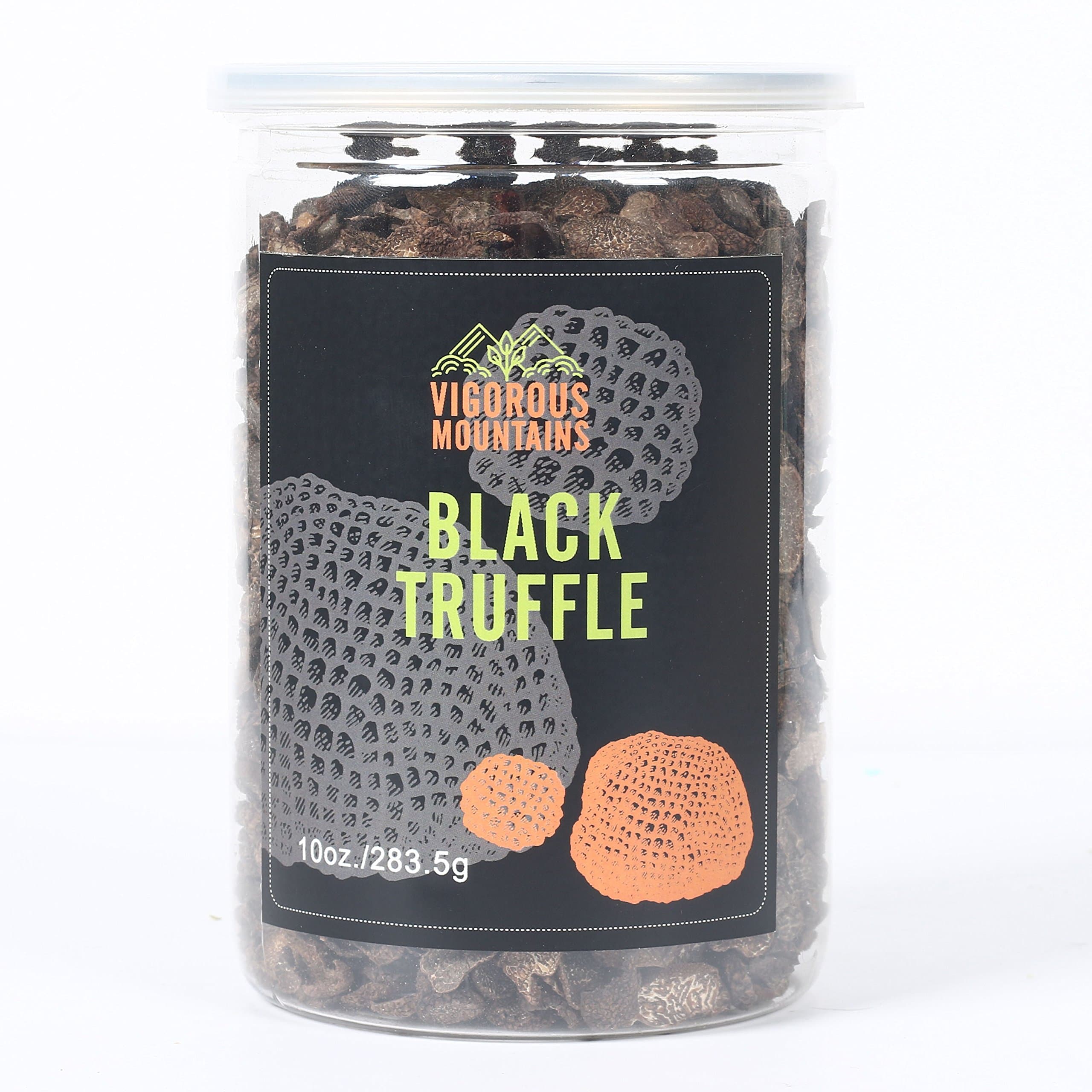 Vigorous Mountains Dried Winter Black Truffle Mushrooms Slices 10 Ounce