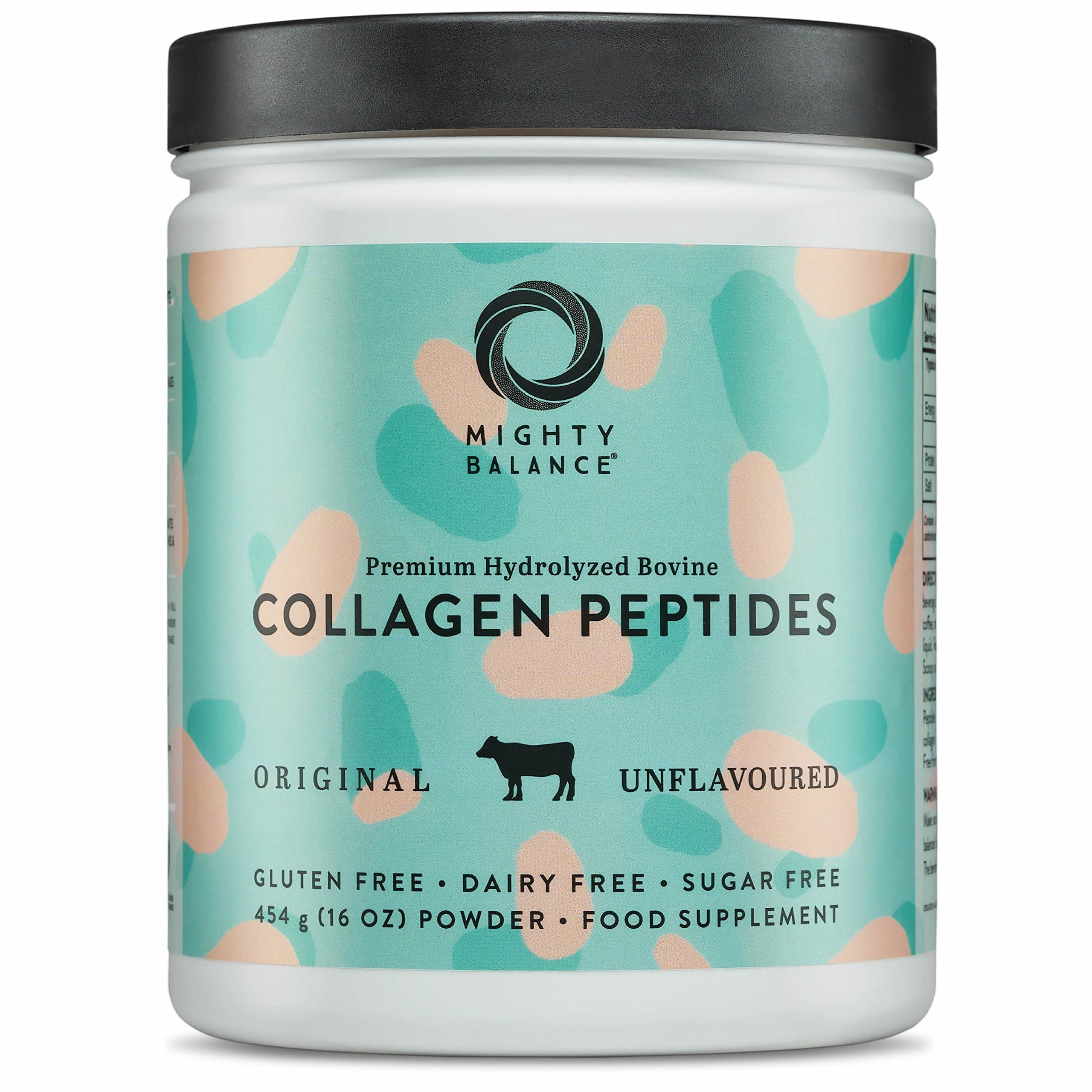 Premium Collagen Powder Promotes Skin Elasticity & Firmness - Best Hydrolysed Bovine Collagen Peptides for Maintaining Healthy Bones and Muscle Mass - 100% Pure Collagen Supplement - 454g Unflavoured