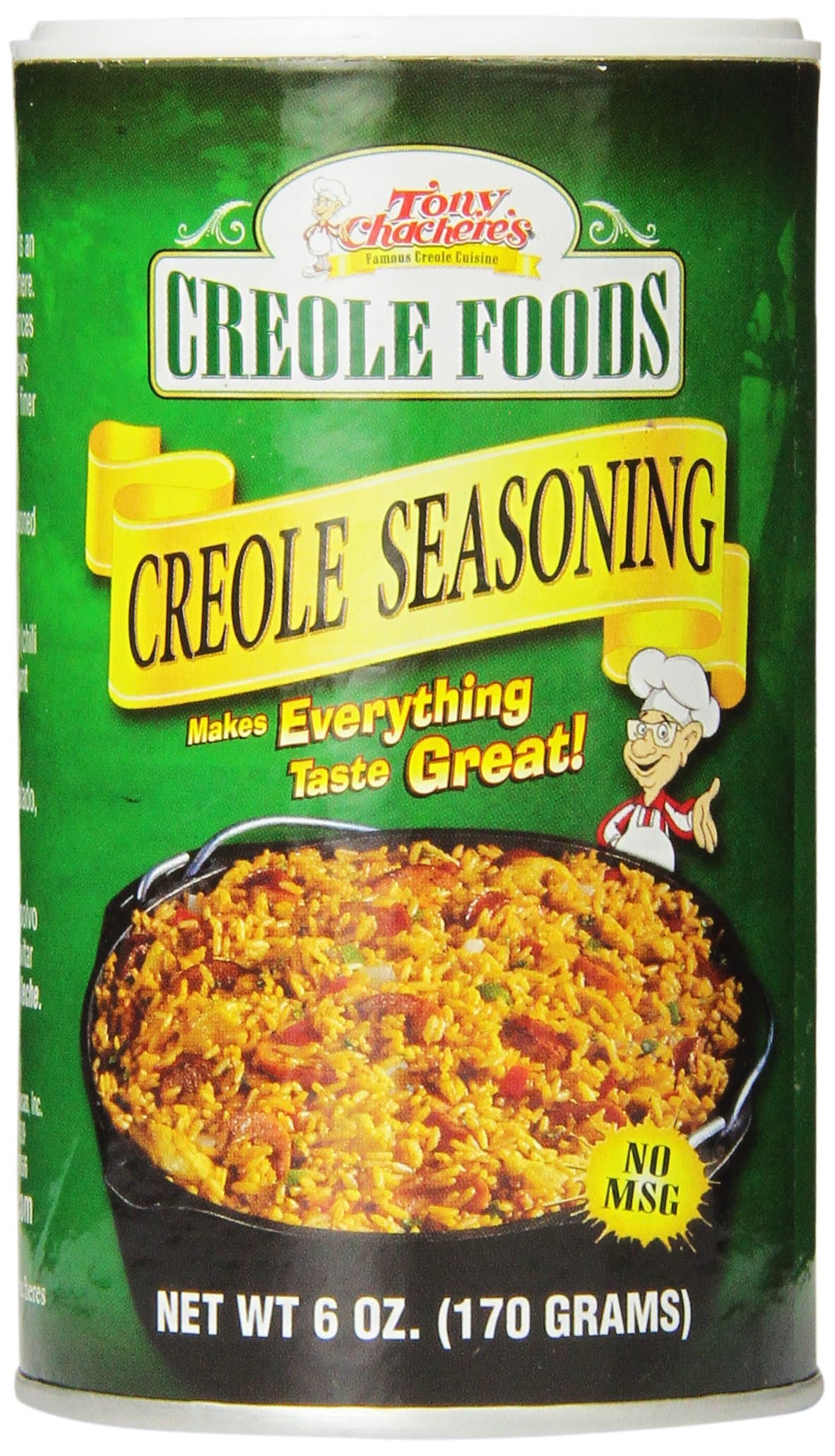 Tony Chachere Original Creole Seasoning, 6-Ounce Containers (Pack of 2)