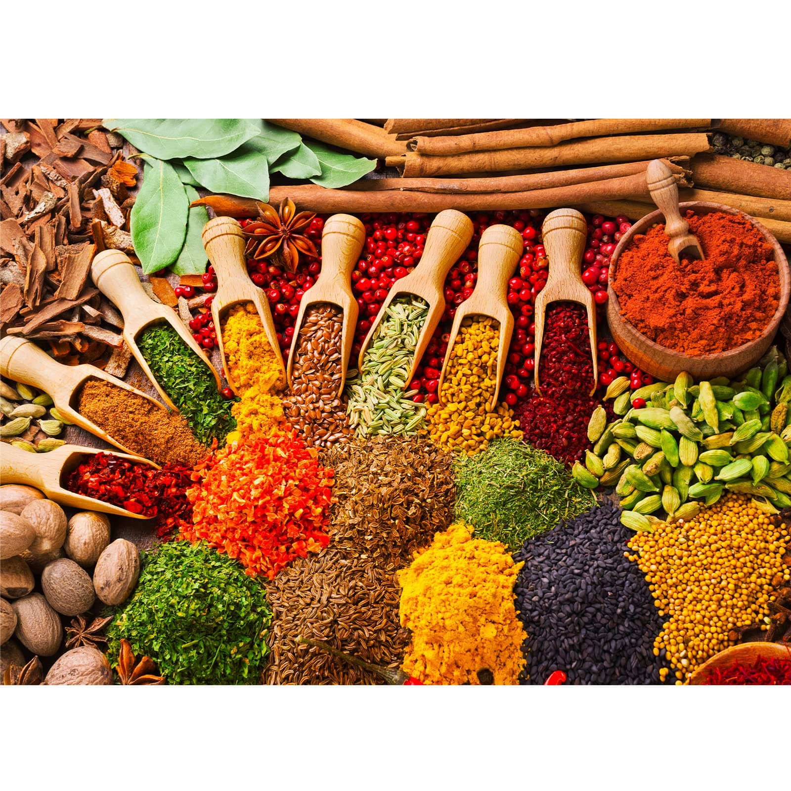 HUADADA Jigsaw puzzles for adults 1000 piece jigsaw puzzles for adults Challenging Game ?colorful spices and anise 70cm*50cm?…