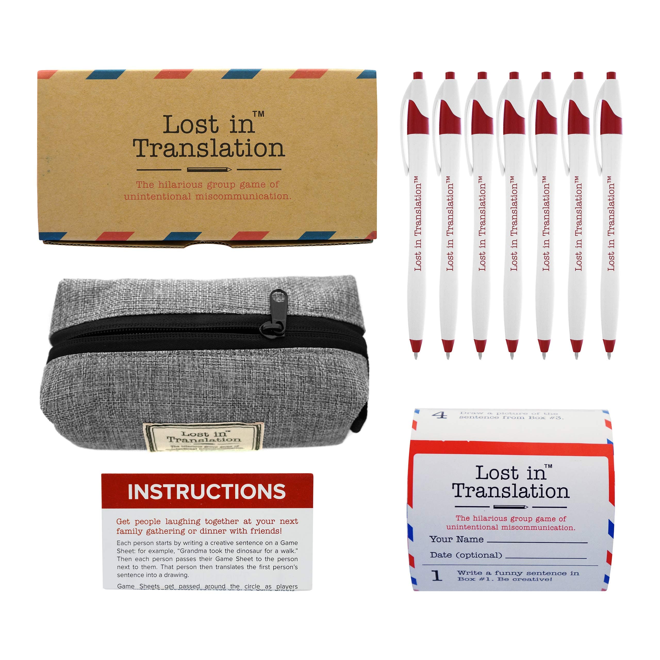 Lost in Translation - The Hilarious Group Game of Unintentional Miscommunication | Fun for families, adults, kids, teens, game night | Ideal for 7+ players, one round takes about 15 min