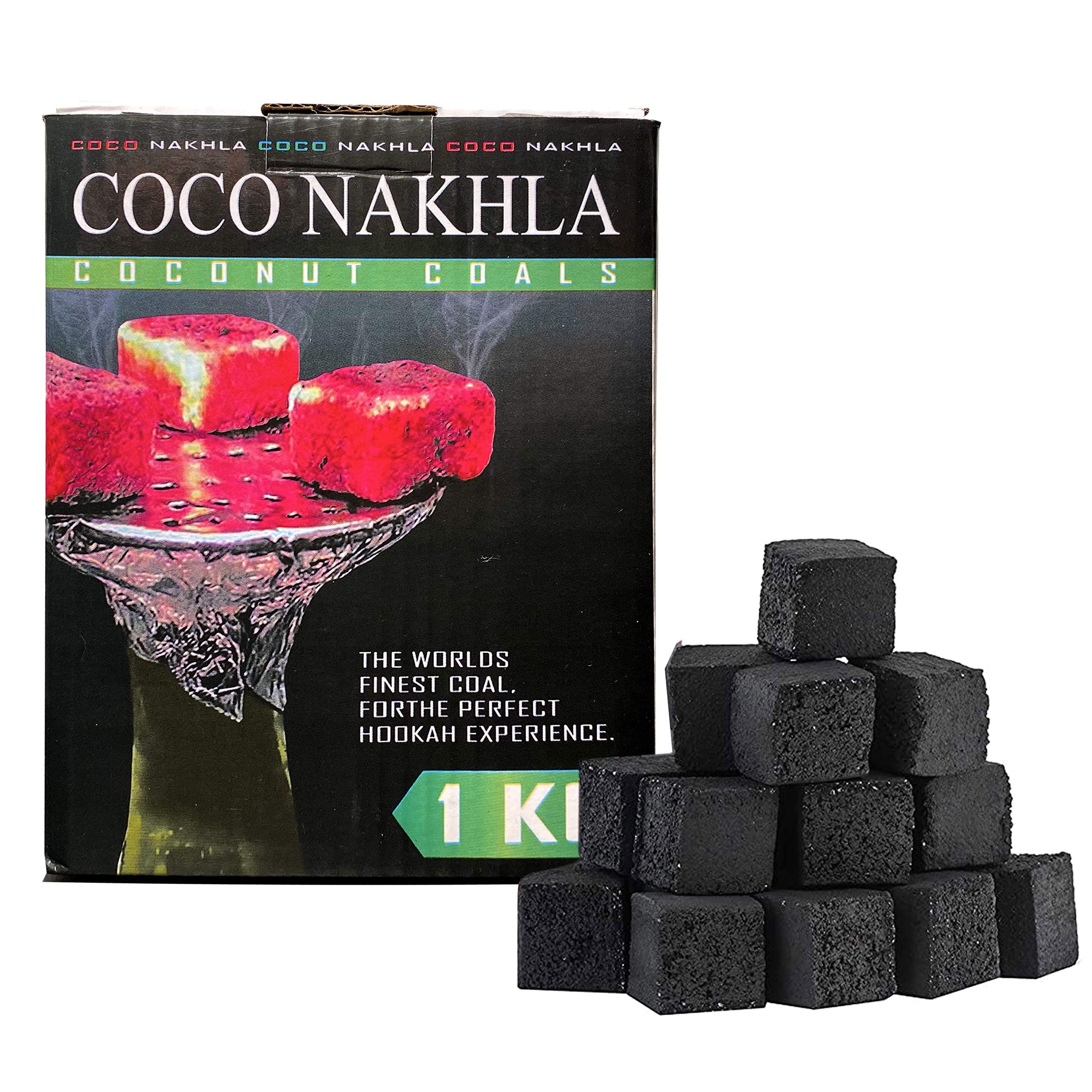 Charcoal Coconut Coals – Coconut Charcoal Tablets for Shisha/Incense Coconut Cube Coals (Pack of 1)
