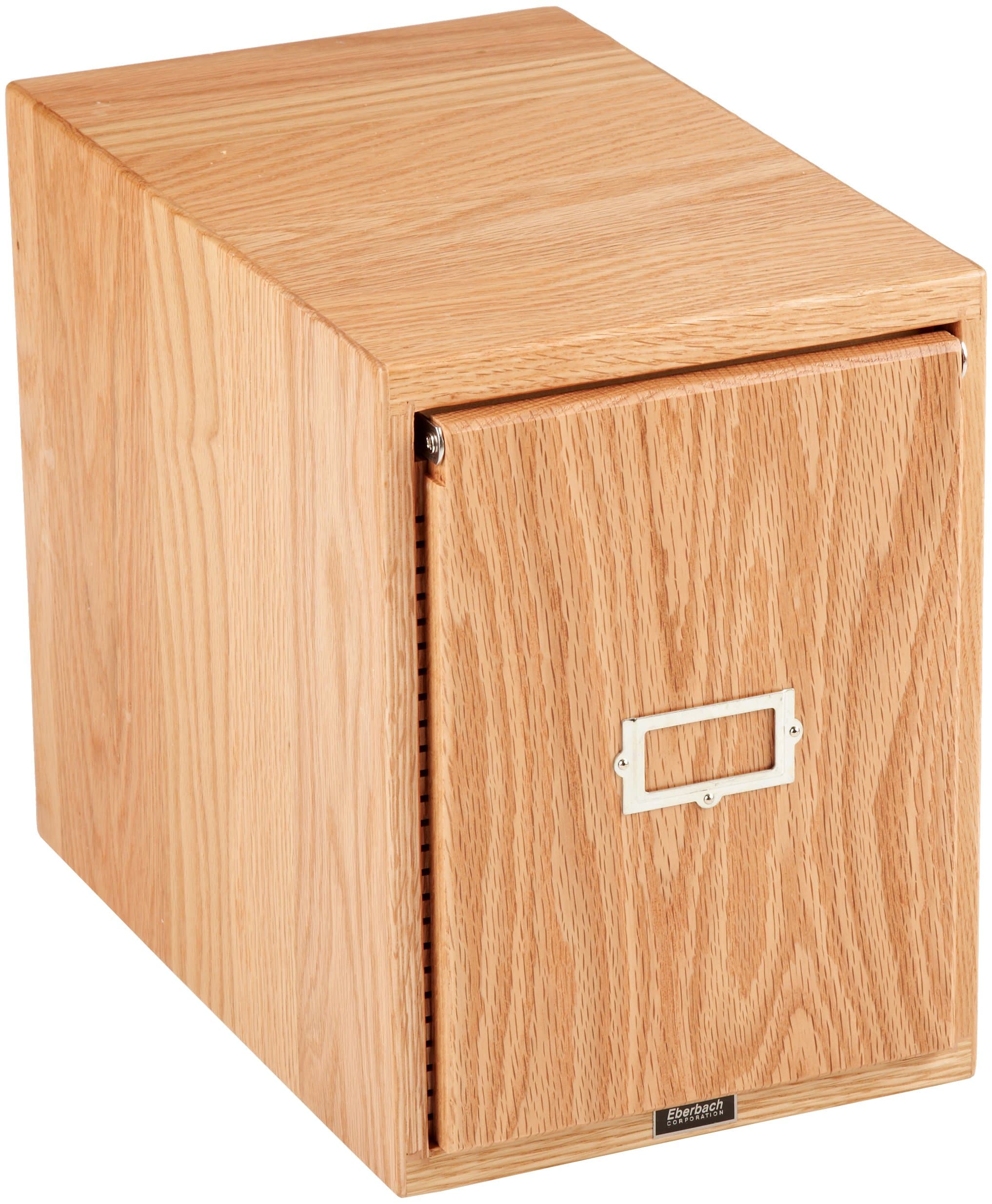 E4040 Oak Wood Petrographic Microscope Slide Unit, Holds 750 Slides, 27 x 46mm Slide Size