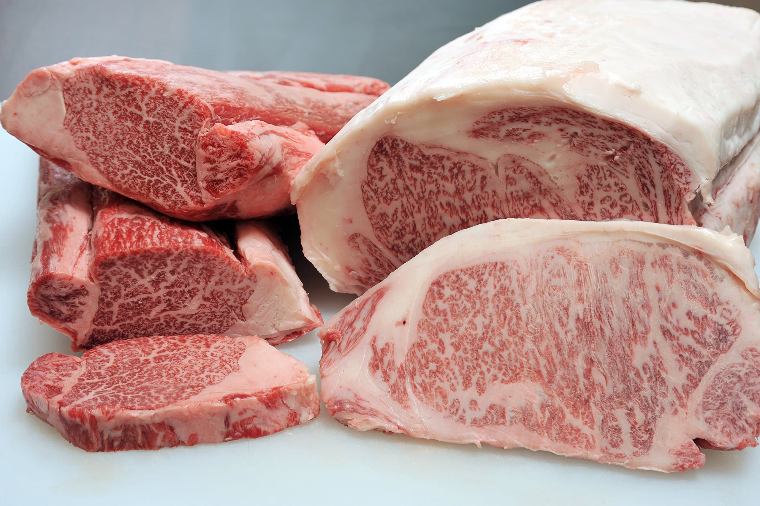 100% A5 Grade Japanese Wagyu Kobe Beef Holiday Package, Filet, New York, and Ribeye