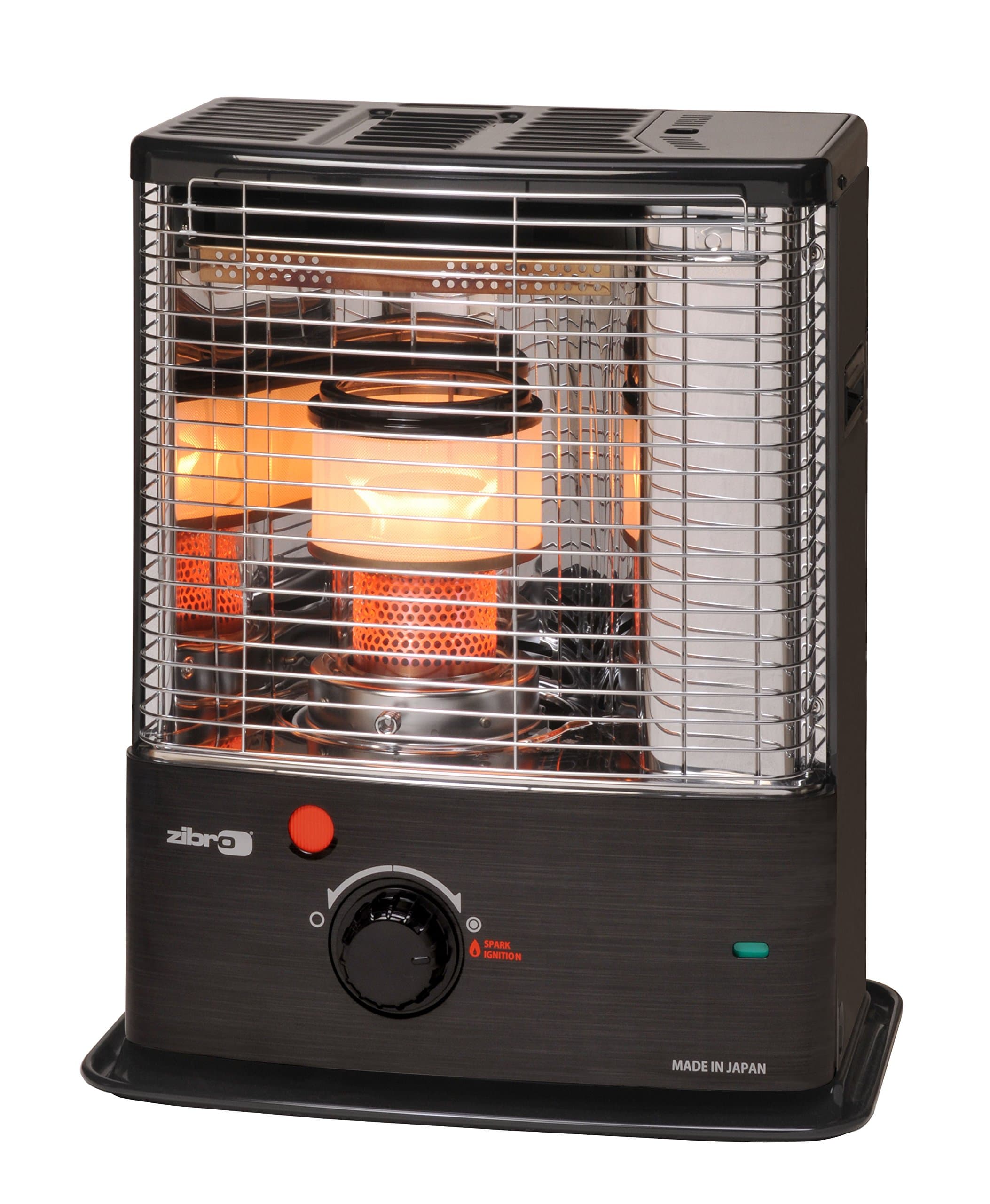 ZIBRO RC-270 Gas Heater, Black, RC-270