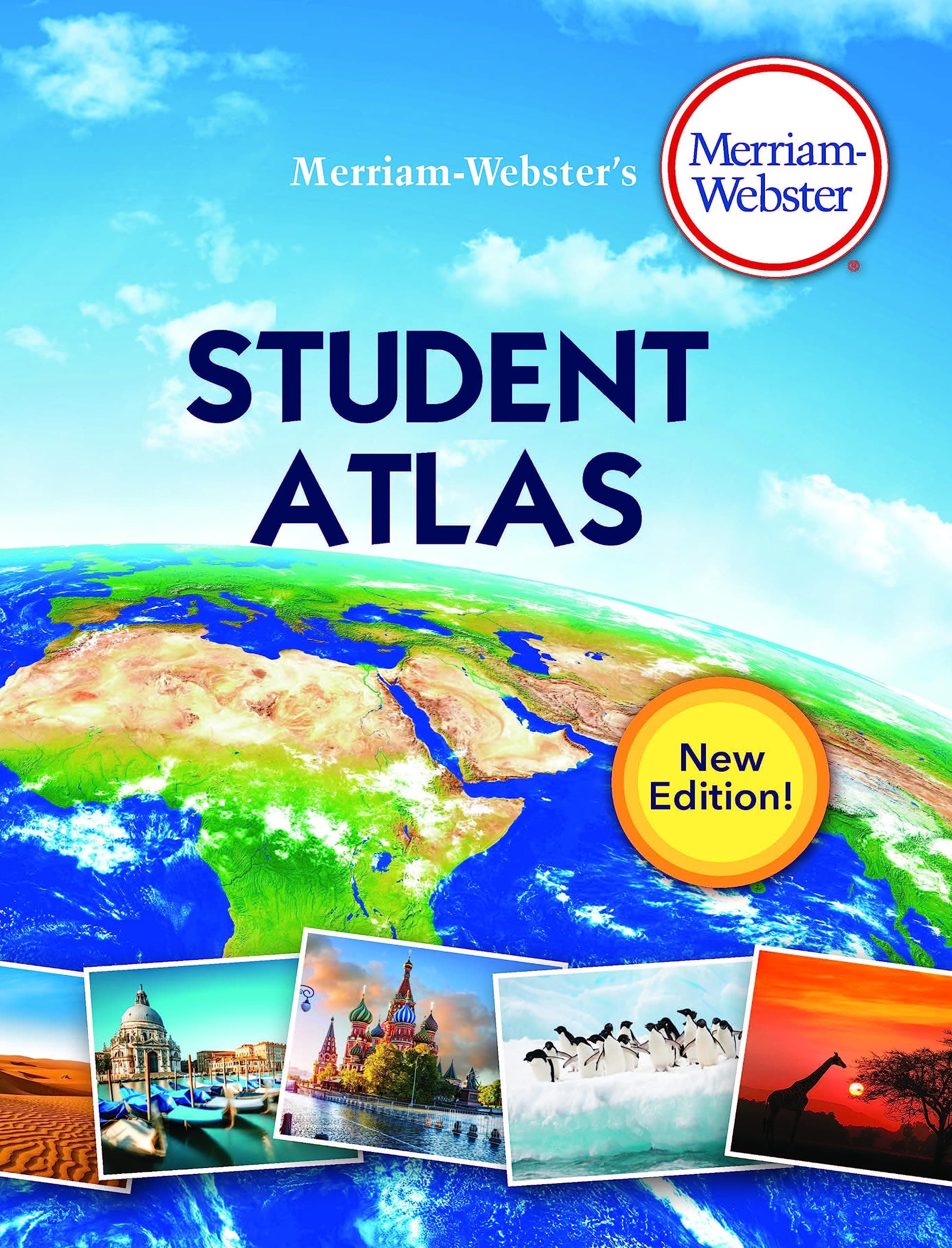 Merriam-Webster’s Student Atlas - Features Full-Color Physical, Political, & Thematic Maps