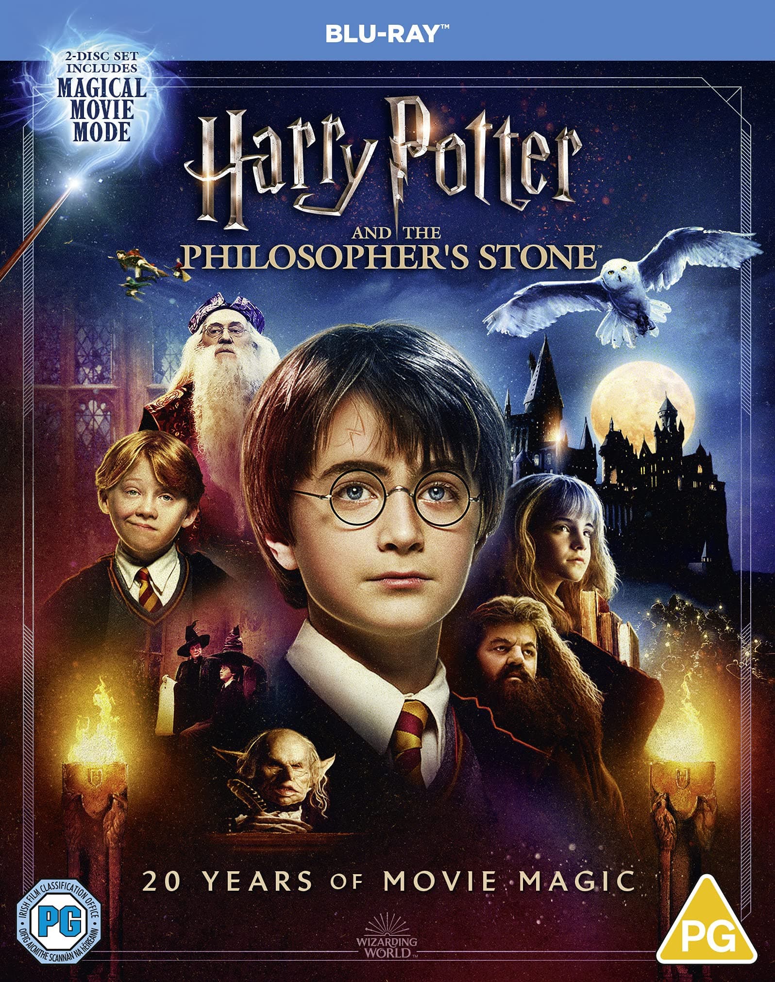 Harry Potter and the Philosopher's Stone: The Magical Movie Mode [20th Anniversary Edition] [Blu-ray] [2001] [Region Free]