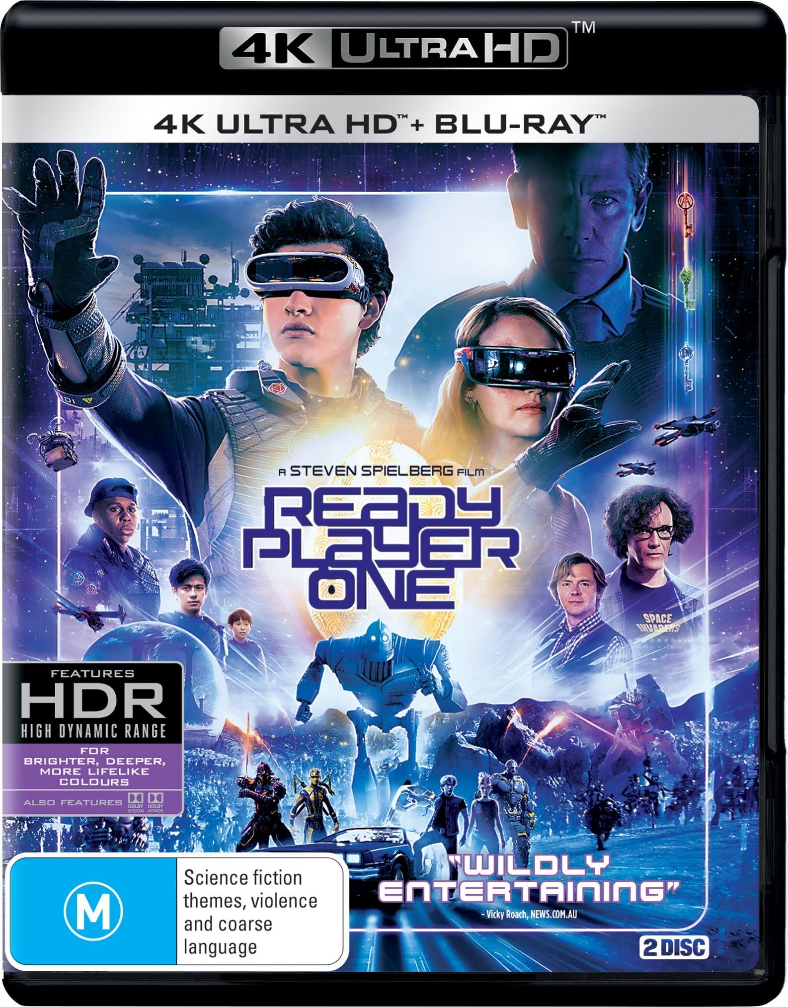 Ready Player One 4K UHD / Blu-ray | Steven Spielberg's | NON-USA Format | Region B Import - Australia