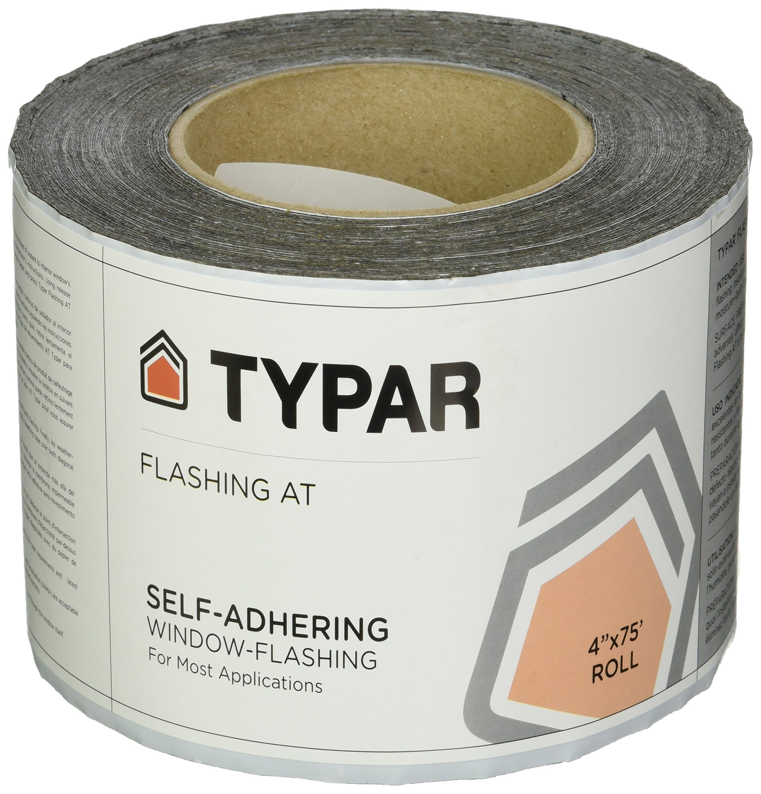 Typar Self-Adhering AT All Temperature Door and Window Flashing Tape - 4"x75' Roll