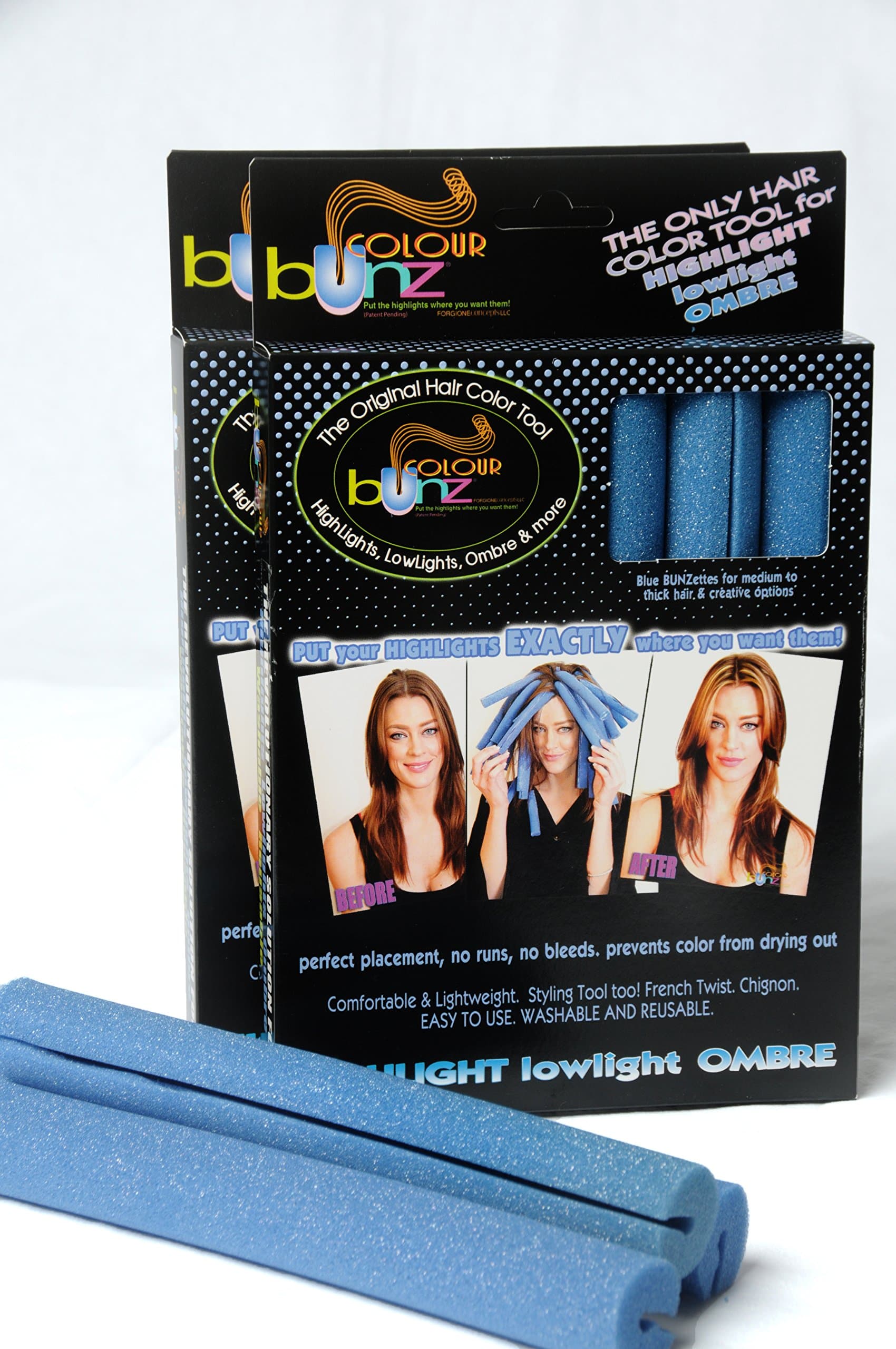 Create DIY High Lights and Hair Color with Blue Wide Channel Colour Bunz