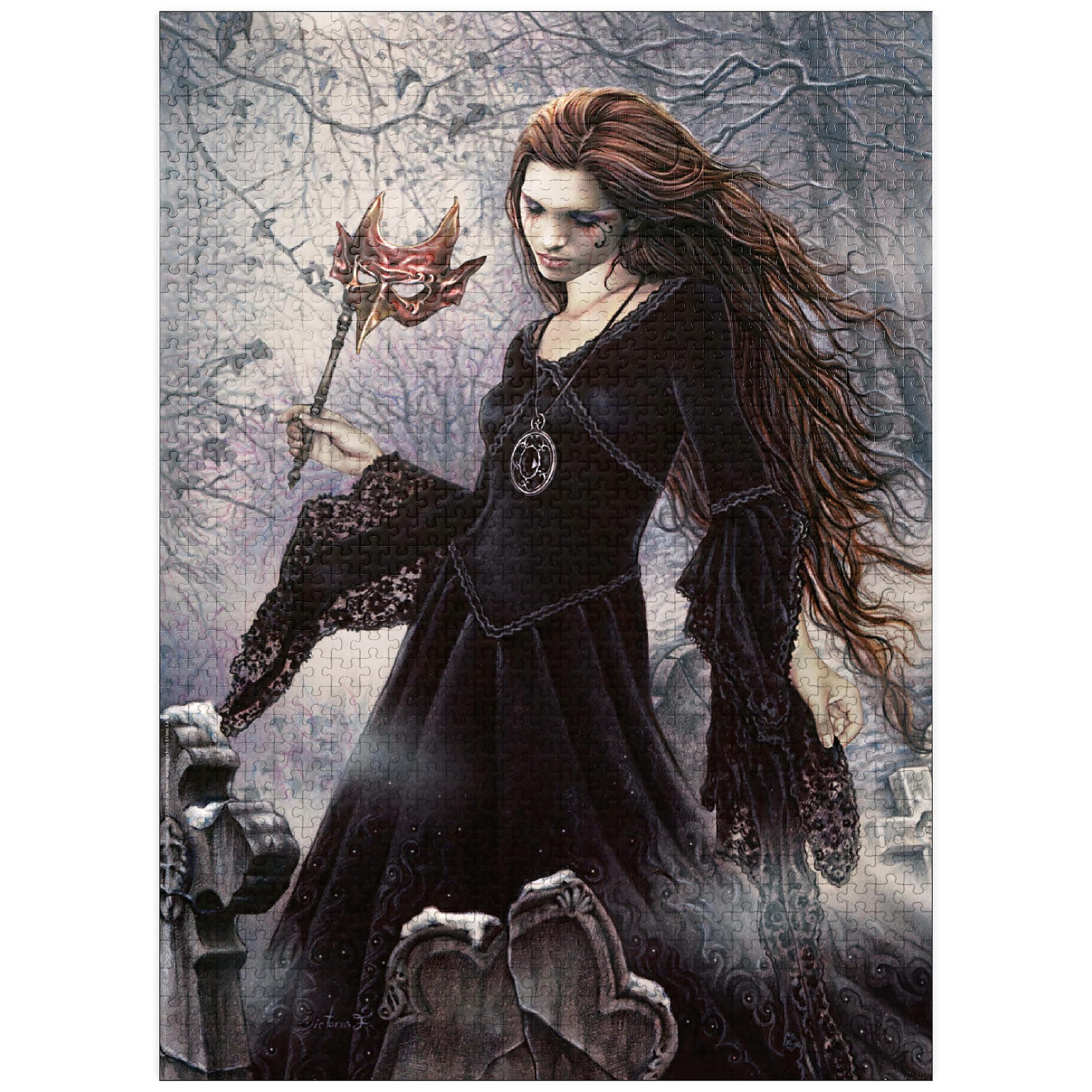 MyPuzzle.com Black - Victoria Francés - Favole - Premium 1000 Piece Jigsaw Puzzle for Adults.