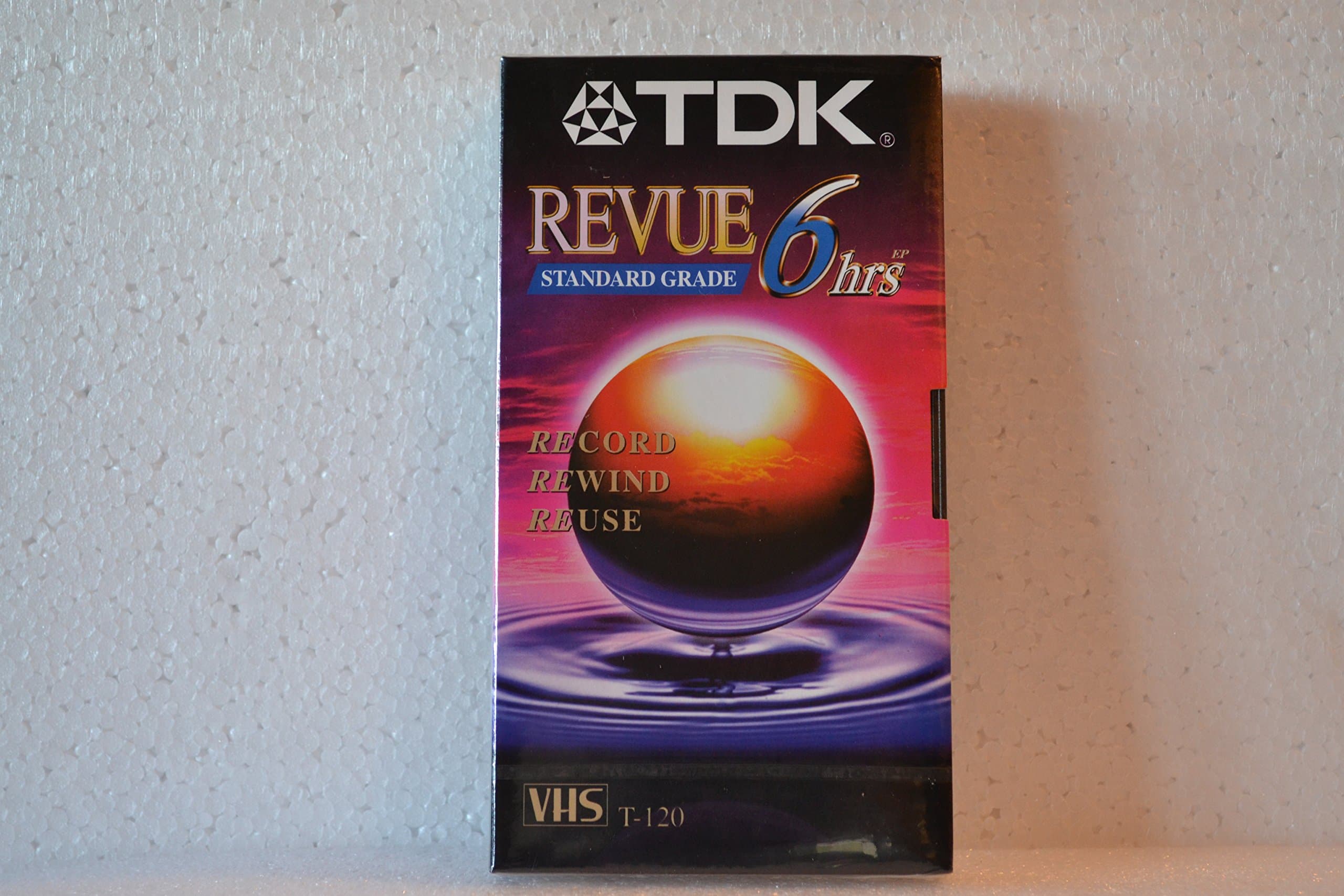 Tdk Video Tape T120 2 - 4 - 6 Hr. Peggable