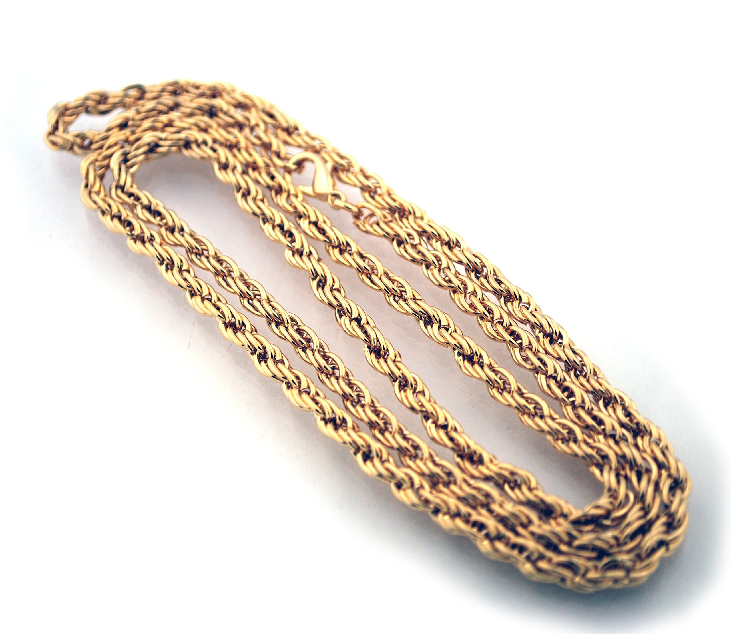 VenerareVaticano Imports Goldtone Rope Style Chain Necklce