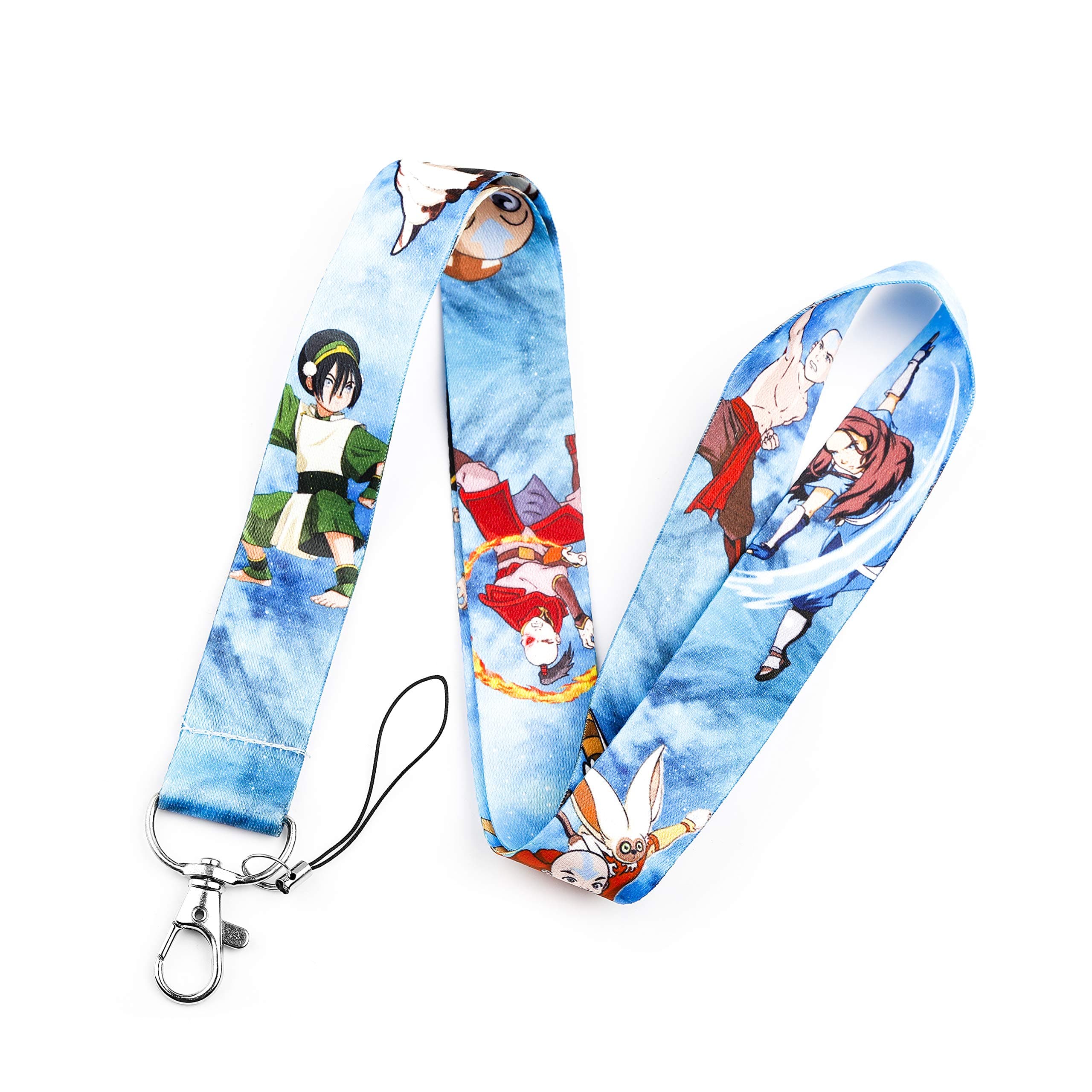 Avatar The Last Airbender Lanyard Themed -Key Chain Clip Neck ID Badge Holder Lanyard (LD-Avatar B)