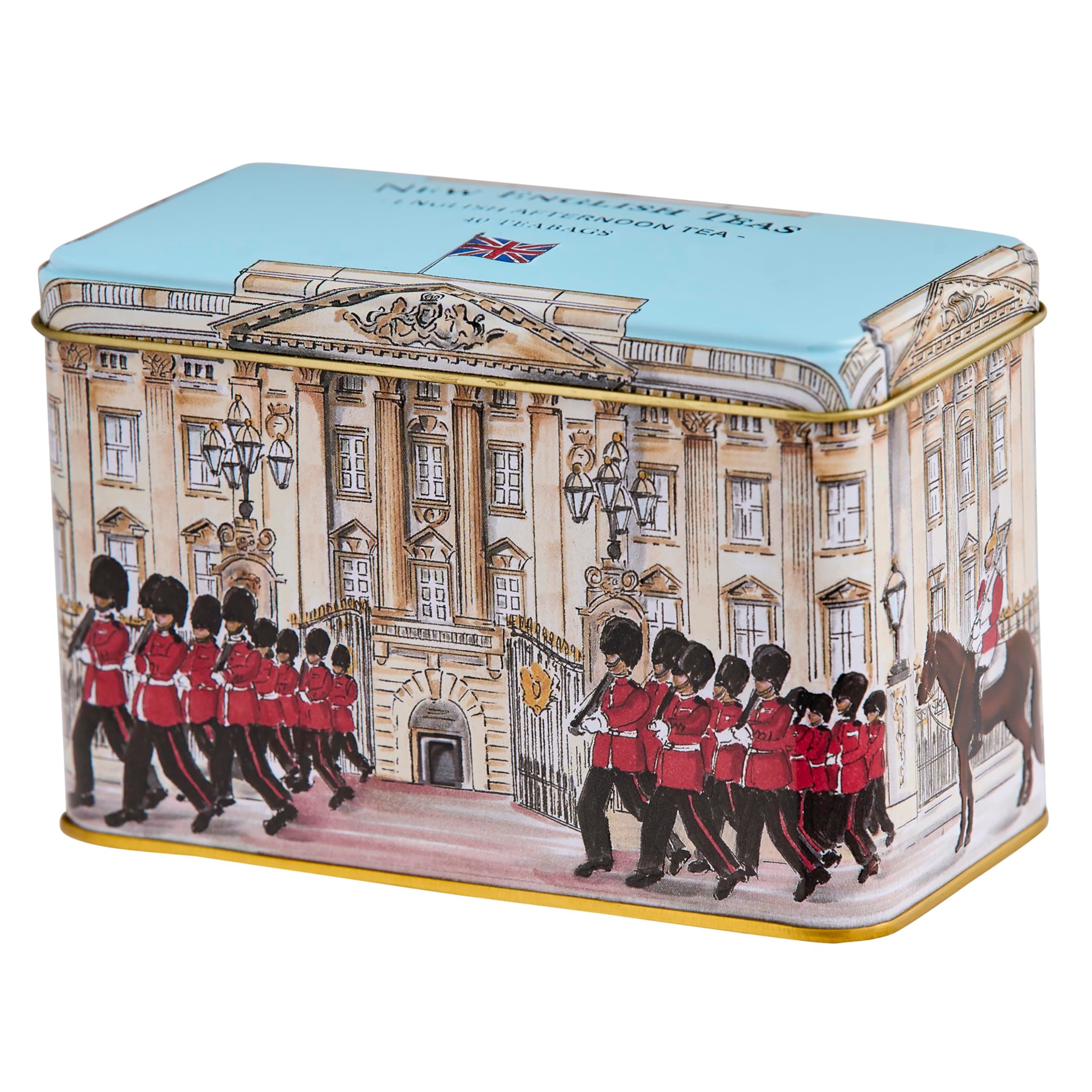 Buckingham Palace English Afternoon Tea Bags with 40 Tea Cans