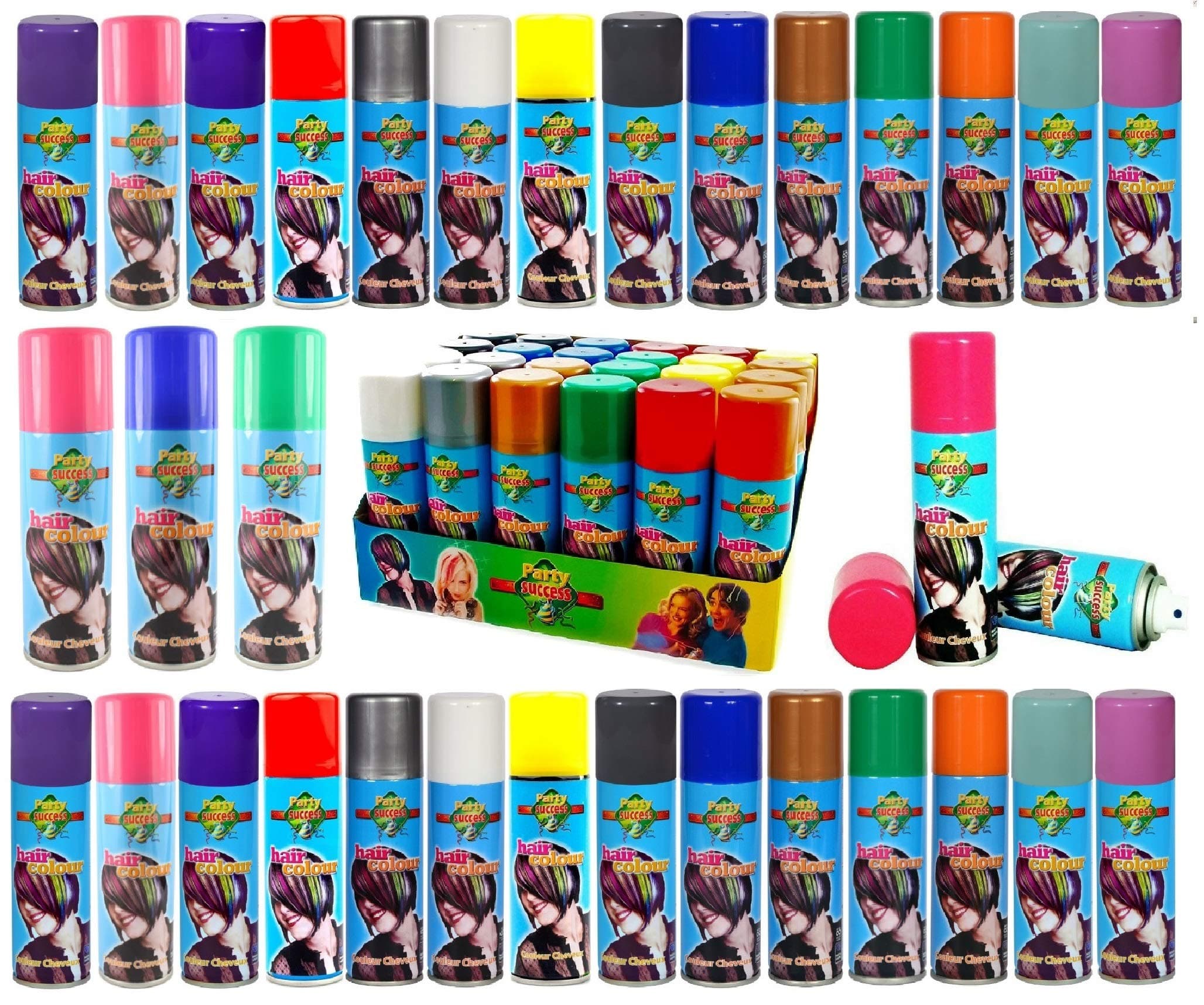 Temporary Hair Colour Spray Wash Out Spray 125Ml (Blue)