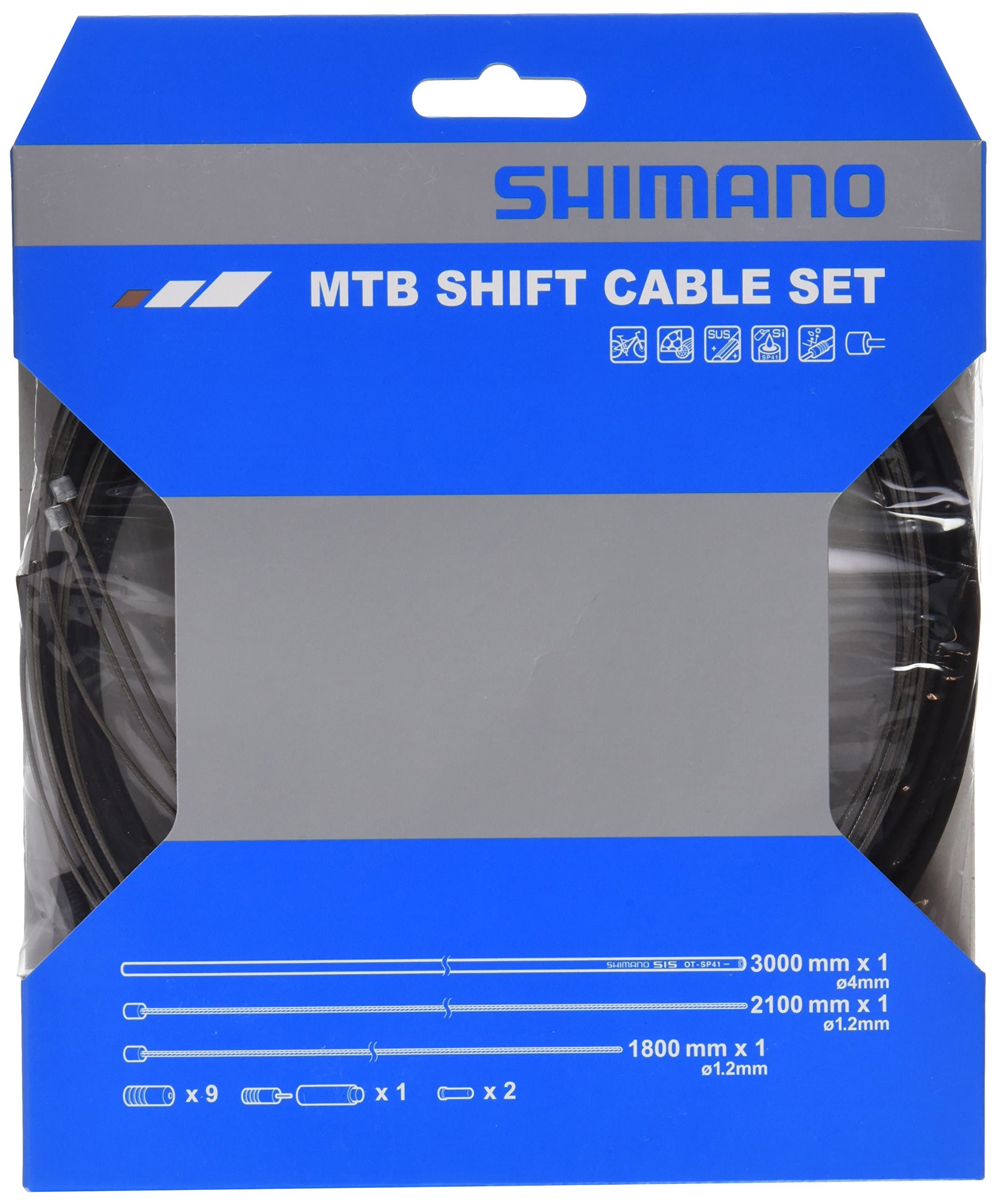 Shimano MTB Stainless Steel Gear Cable Set Cycling Gear