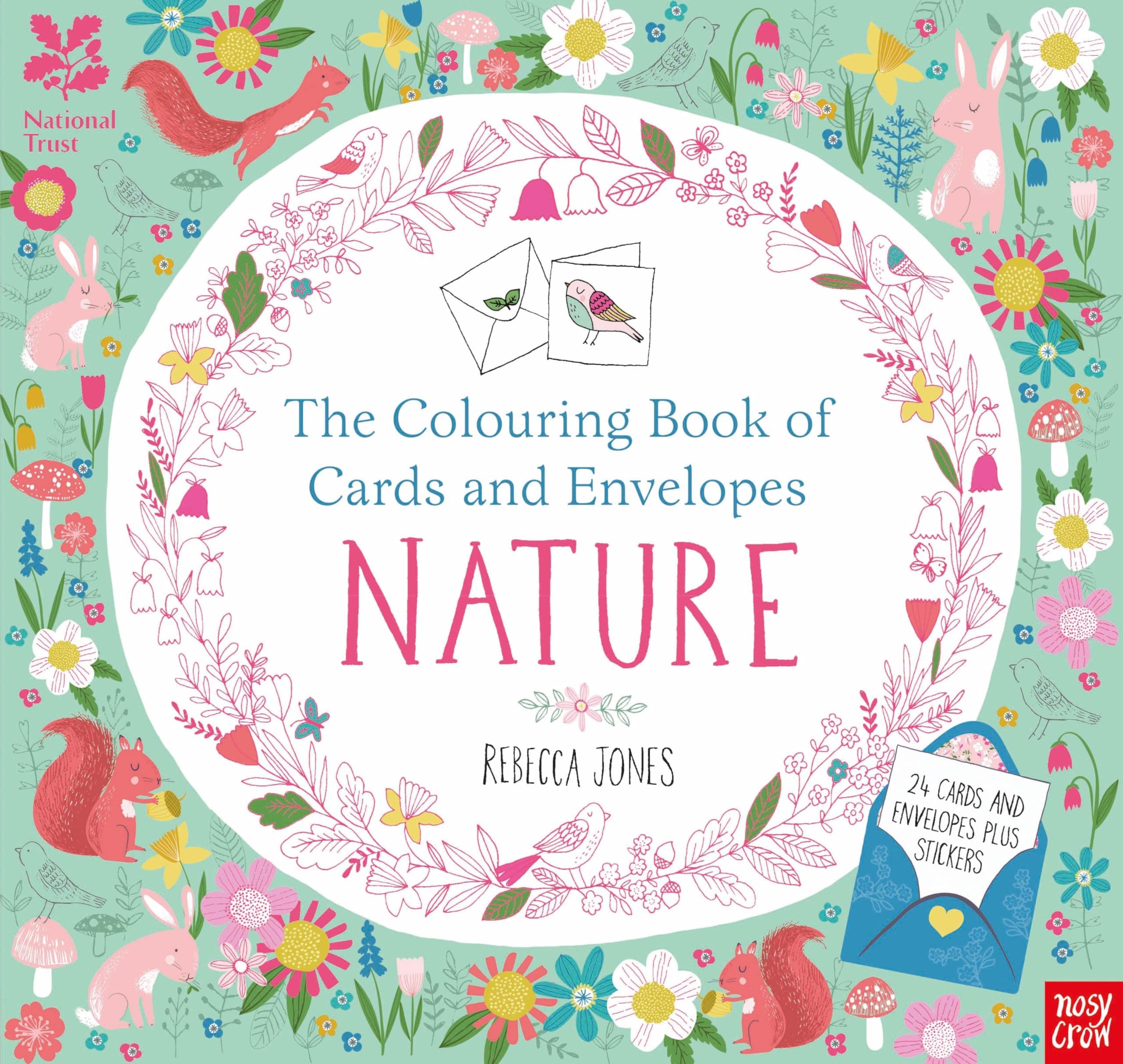 National Trust: The Colouring Book of Cards and Envelopes - Nature (Colouring Cards and Envelopes Series)