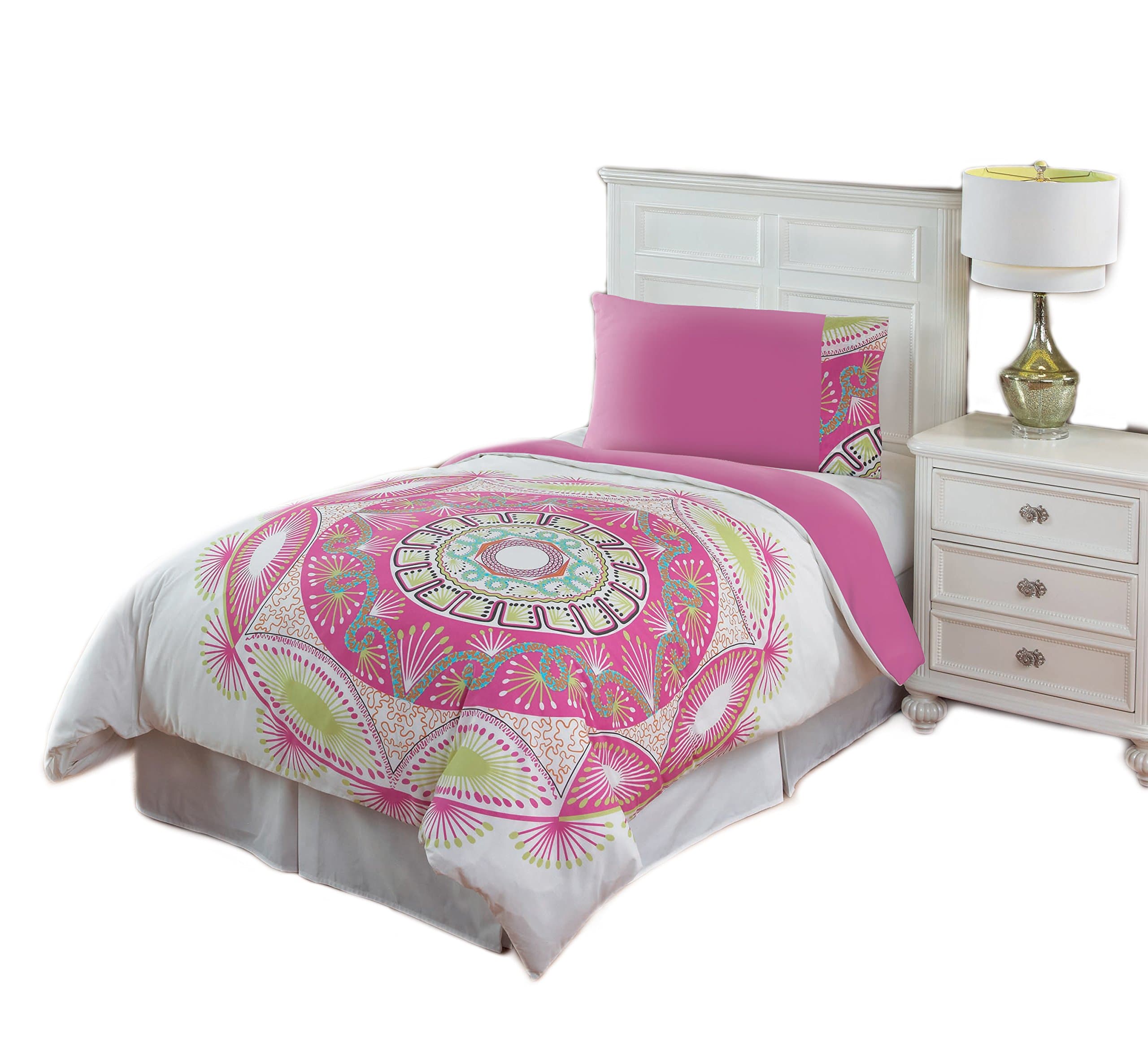 Hallmart Kids Sun Medallion Comforter Set, Twin, 2 Piece