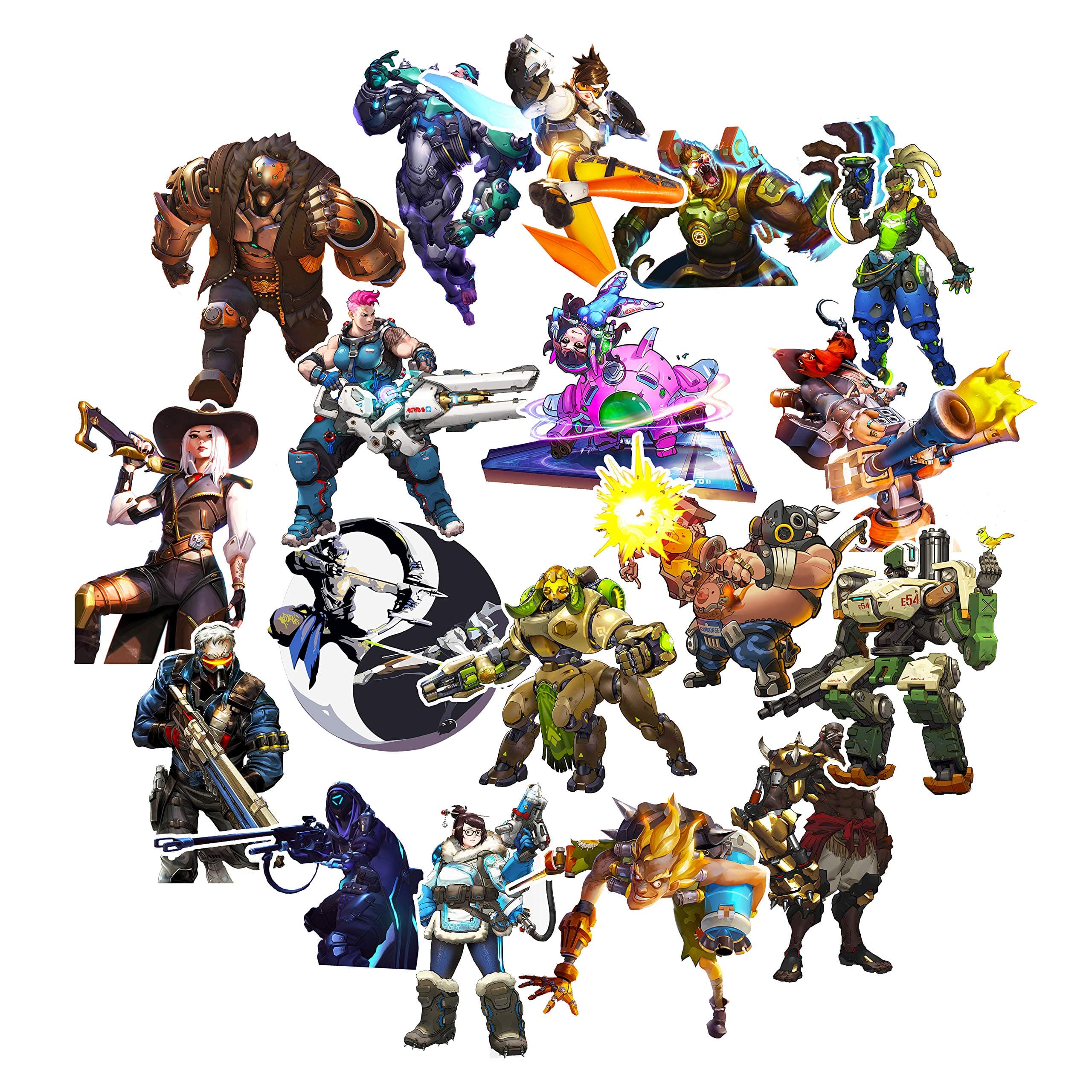 GTOTd Game Stickers (Large Size 20Pcs) Gifts Game Merch for Laptop Kids Cars Bumper Stickers for Teens