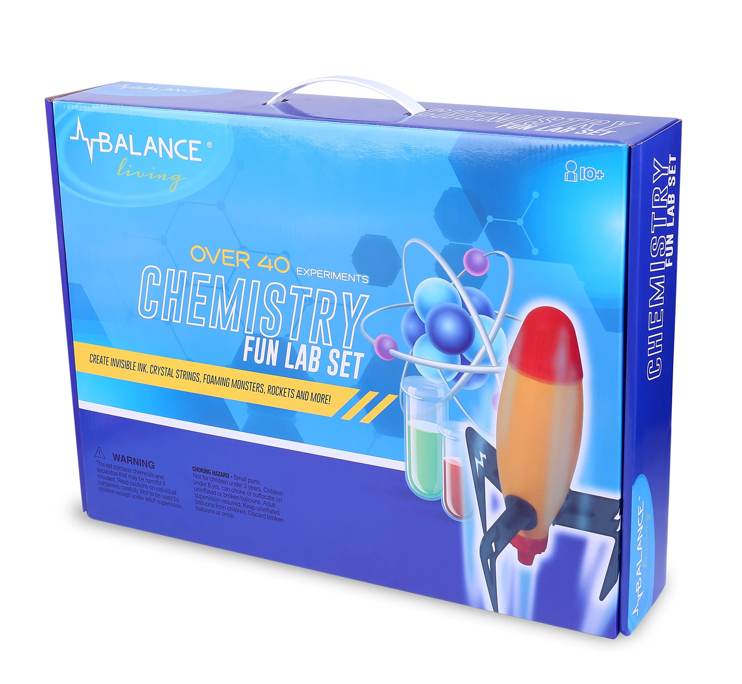 Balance Living® Chemistry Fun Lab Set with over 40 Fun and Exciting Experiments