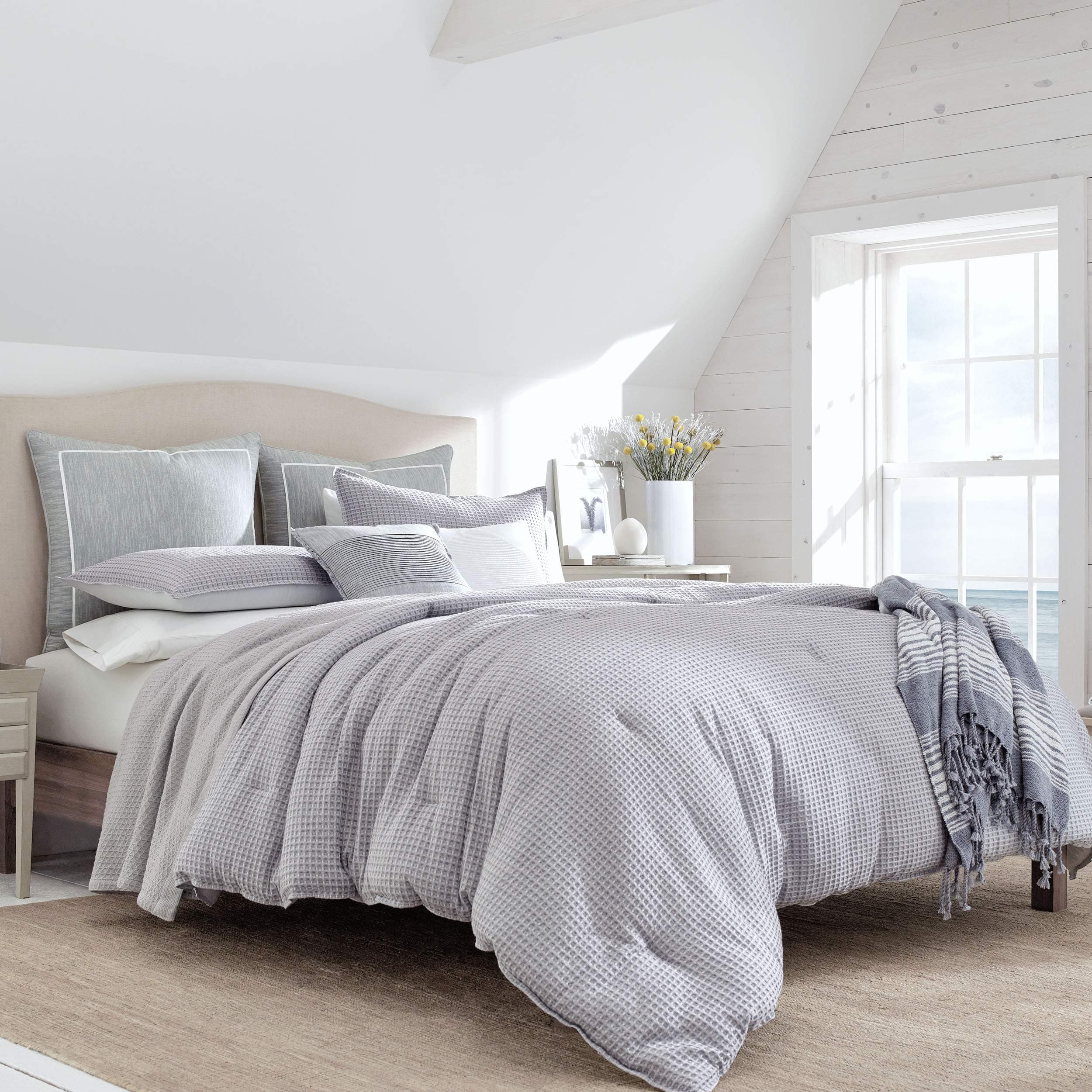Nautica Ballastone Comforter Set King Grey