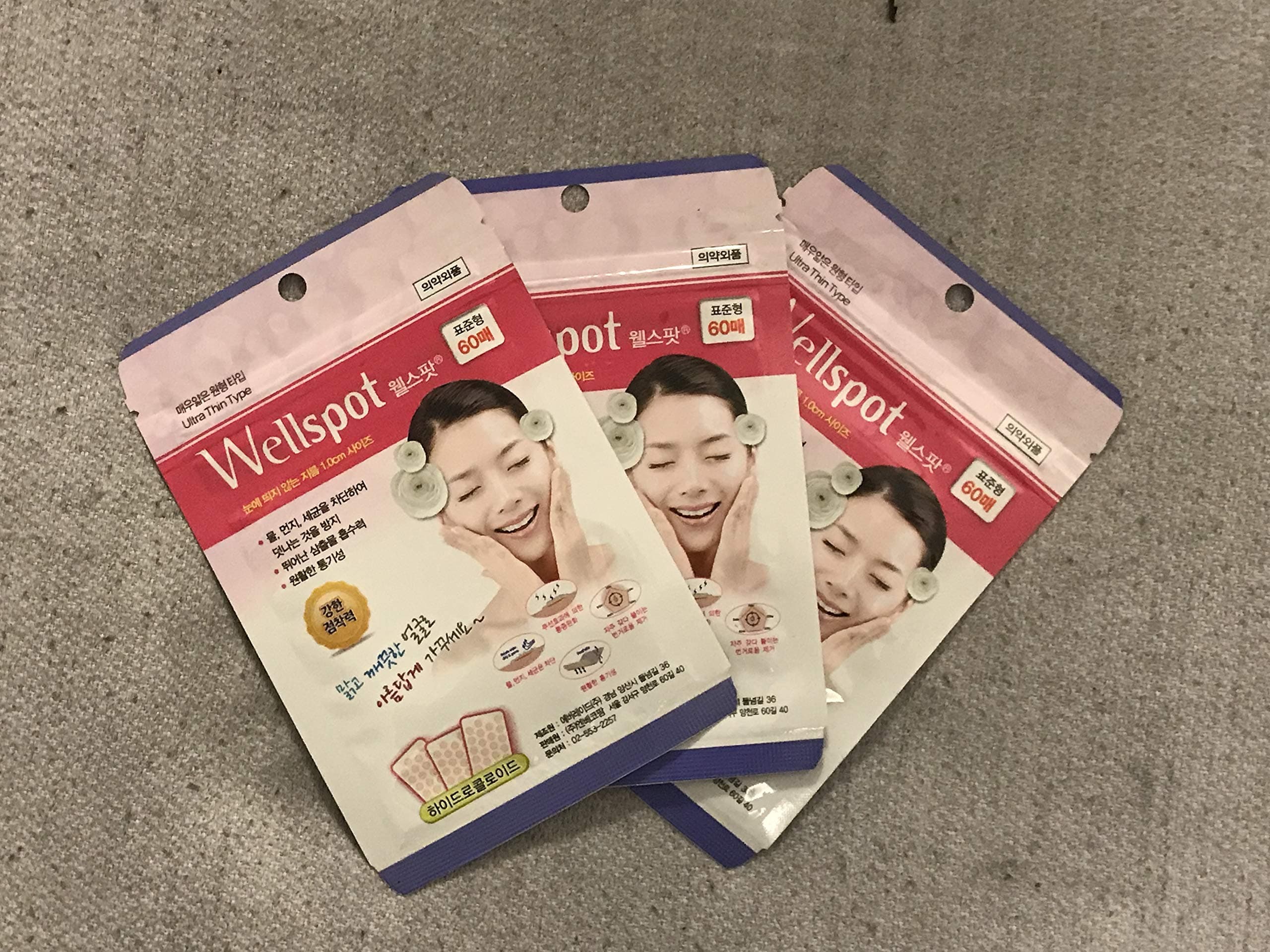 [Wellspot] Acne Pimple Wound Scar Protection Patch Ultra Thin Type 48sheets