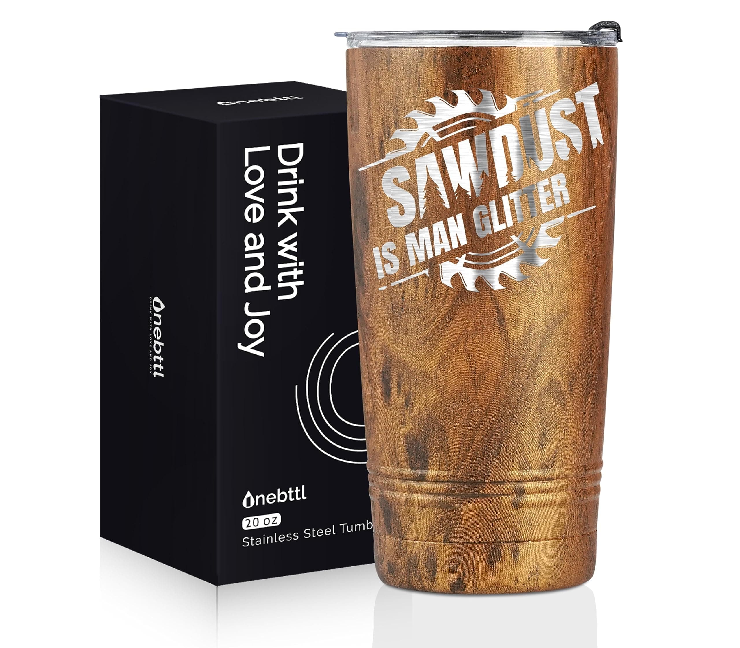 Onebttl Wood Working Gifts for Men, Carpenter Gifts for Men on Birthday and Christmas - Grain