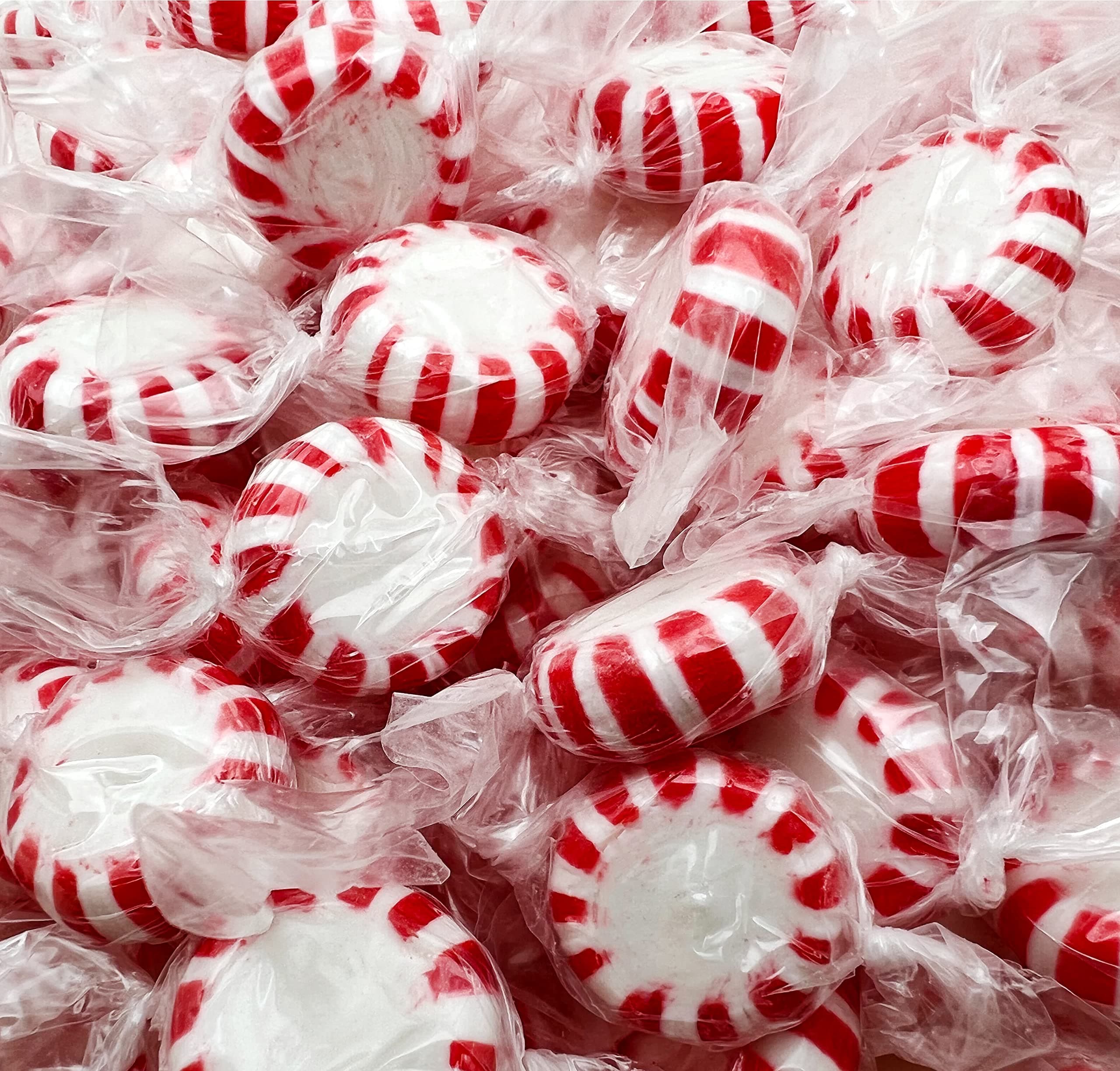 Starlight Mints - 2 Pound Bulk Pack (180 Count) - Peppermint Hard Candy - Old Fashioned Candy for Office Bowls, Holiday Buffets and Gifting - Festive Mints