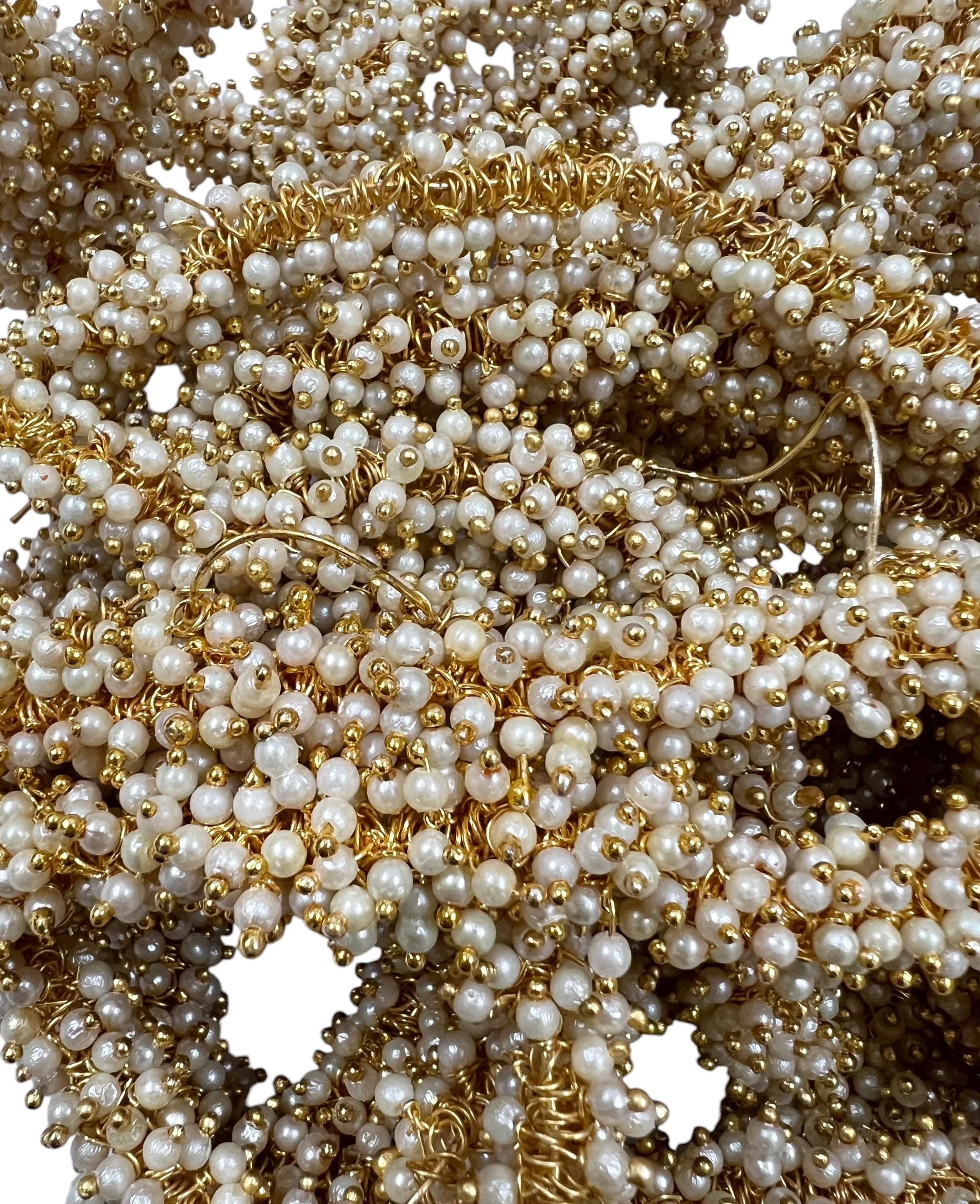 Unikart Loreals Pearl Beads for Jewellery Making, Jhumki & Necklace Making, Art & Craft Pack of 25 Grams, Multicolor