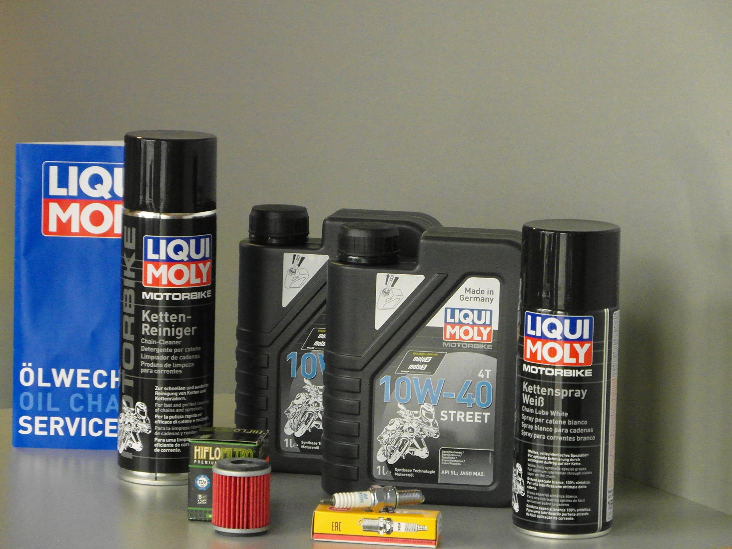 Maintenance and Service Kit for Quad Yamaha YFZ 450 Oil Filter Spark Plug