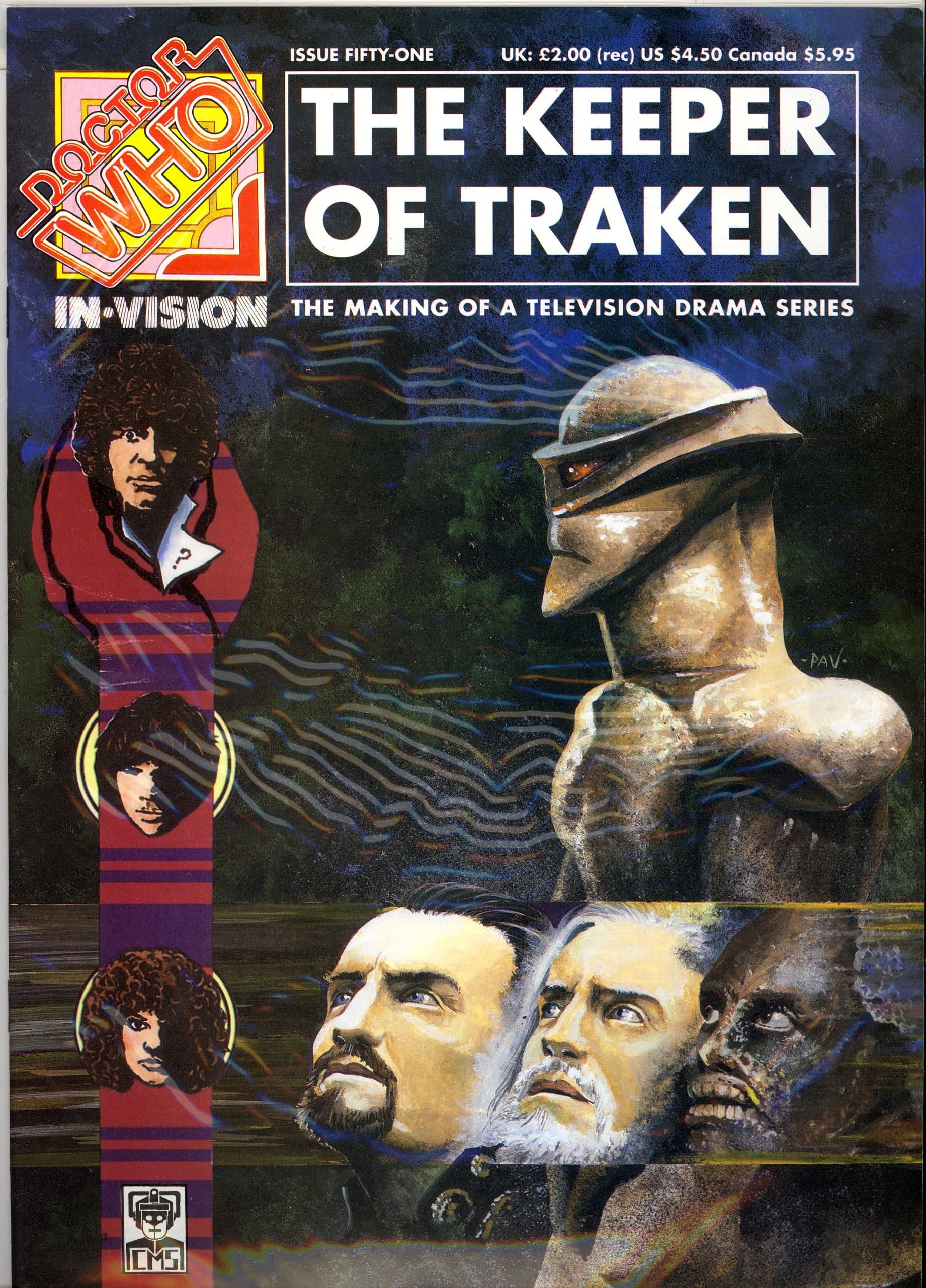 Doctor Who In-Vision Magazine Issue #51 The Keeper Of Traken UK EXCLUSIVE!
