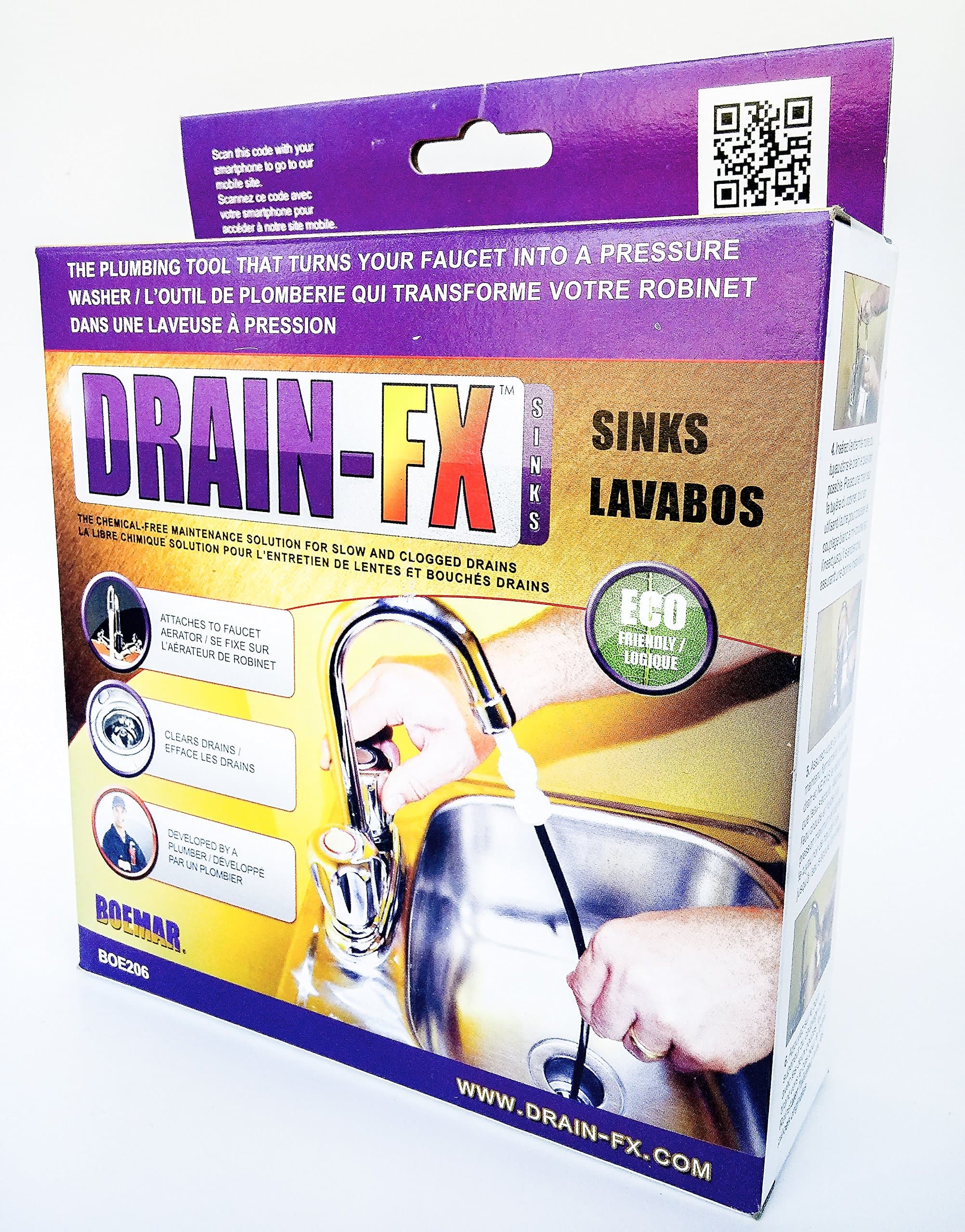 Drain FX BOE206 Pressure Washer for Cleaning and Unclogging Drains