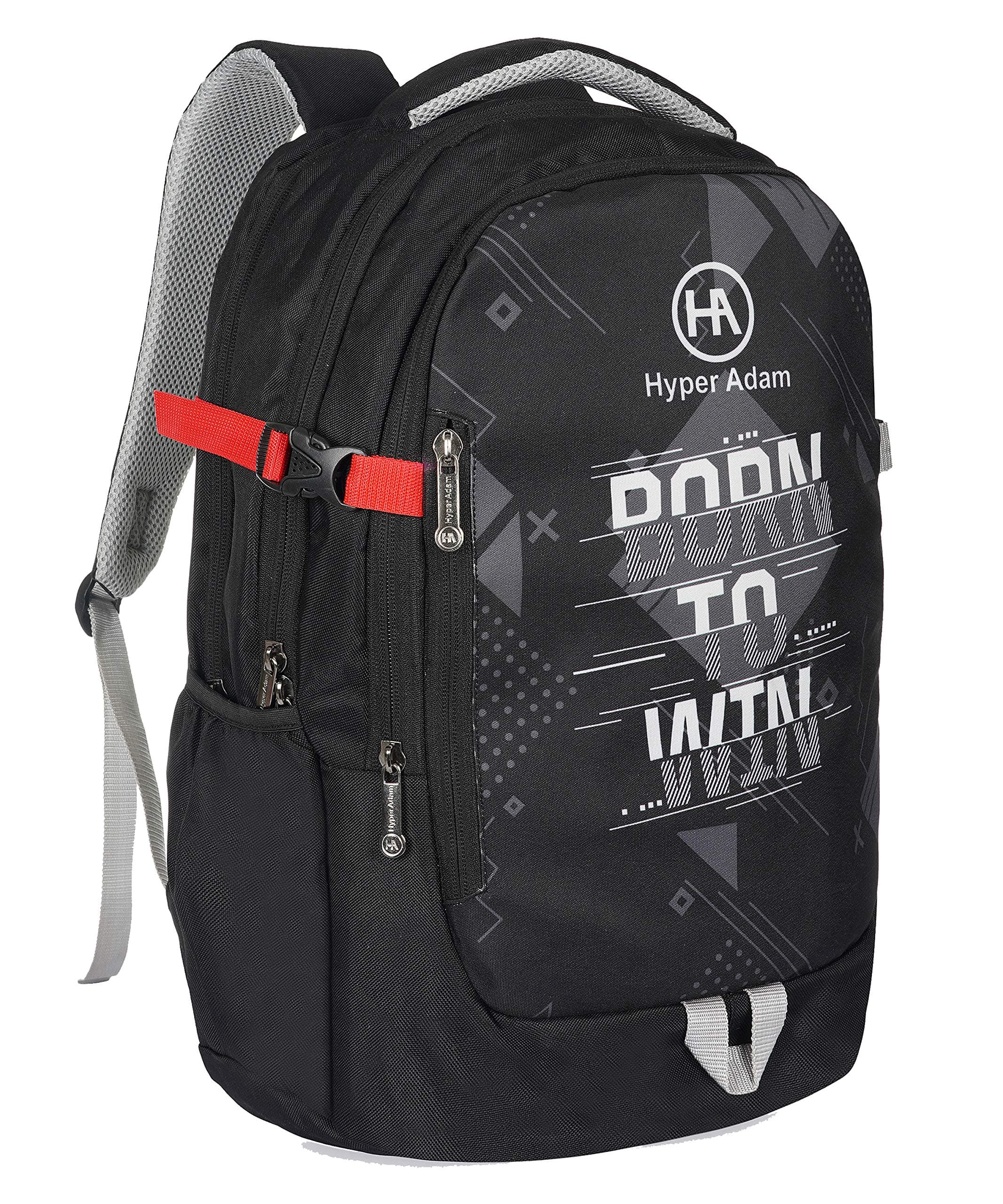 Hyper AdamHyper Adam Born to Win 33 Liter / 20 inch Laptop Backpack Anti - Theft Bag (Black)