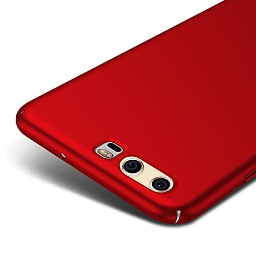 Red Ultra Slim Case Cover + Screen Protector For Huawei P10 5.1-inch Vooway® MS70348