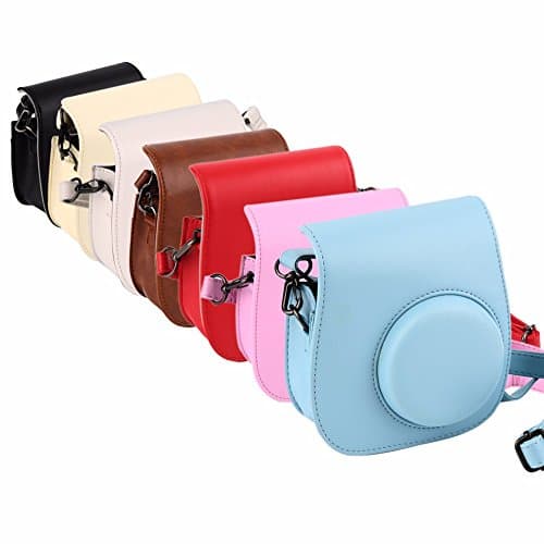 PU Leather Camera Strap Bag Case Cover Pouch Protector For Polaroid Photo Camera For Fuji Fujifilm Instax Mini 8