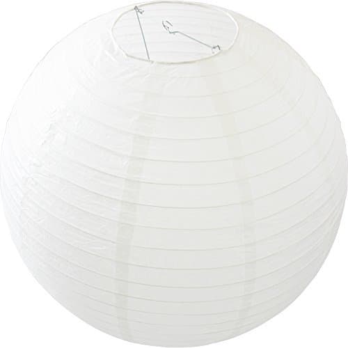Outflower 30CM White Paper Lantern Lampion Round Lampshade Party Decoration Ball Shape (10 Pack)